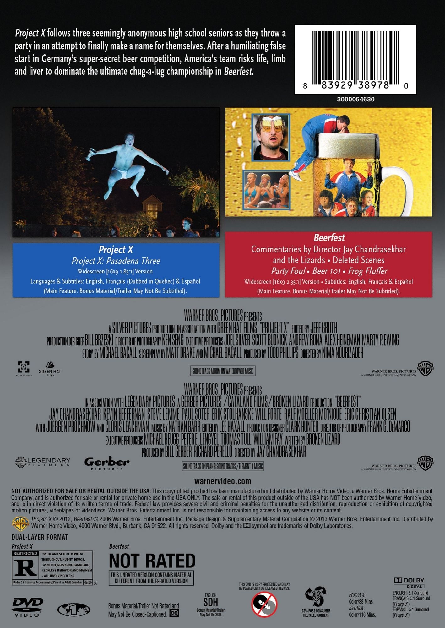 Project X/Beerfest [2 Discs]