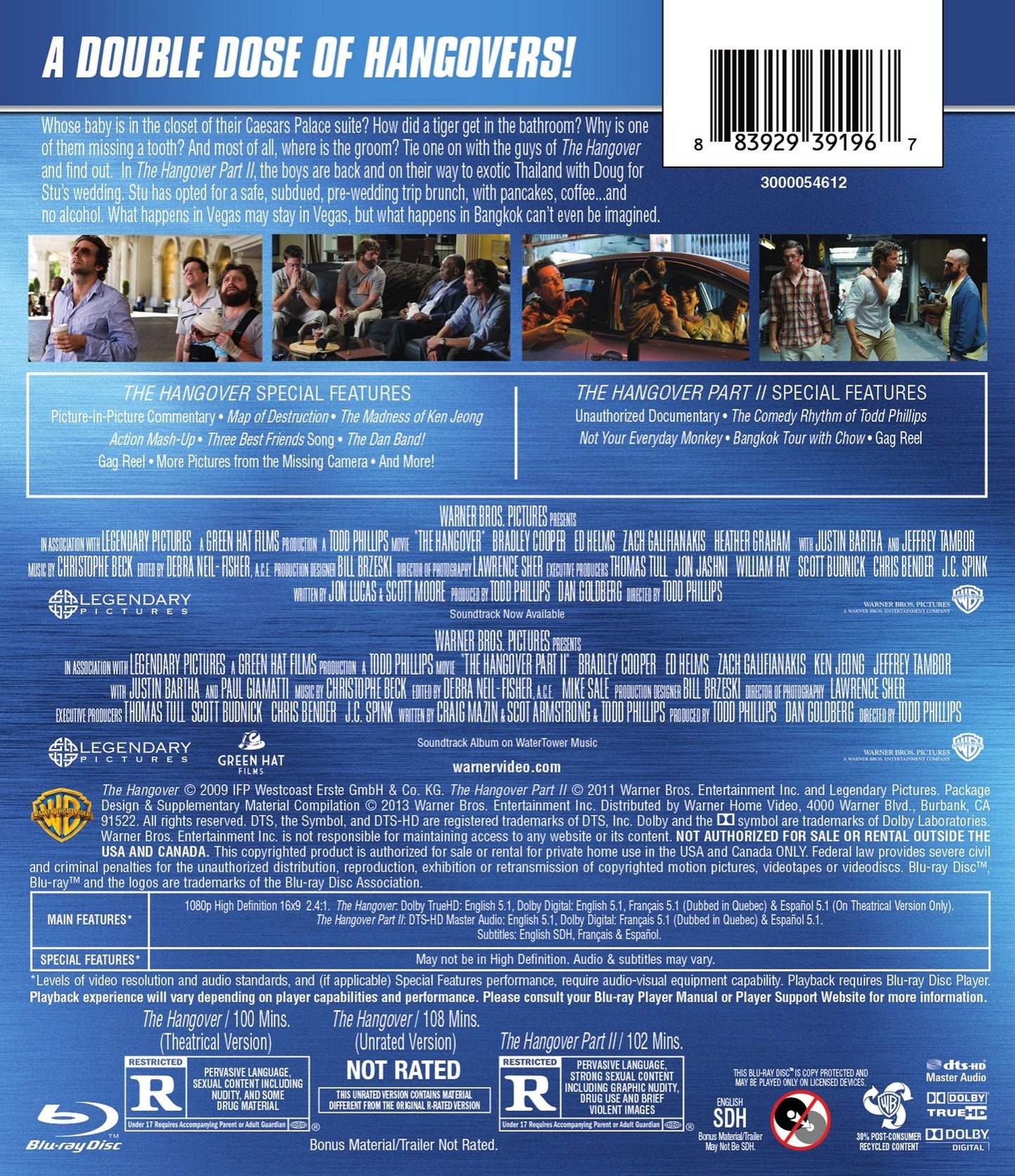 Hangover/Hangover Part II [2 Discs] [Blu-ray]