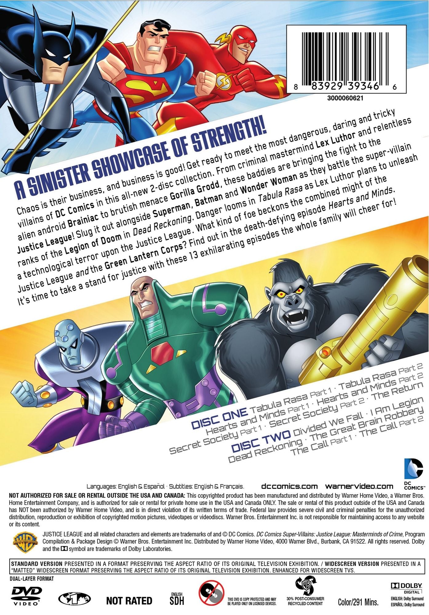 DC Comics Super-Villains: Justice League - Masterminds of Crime