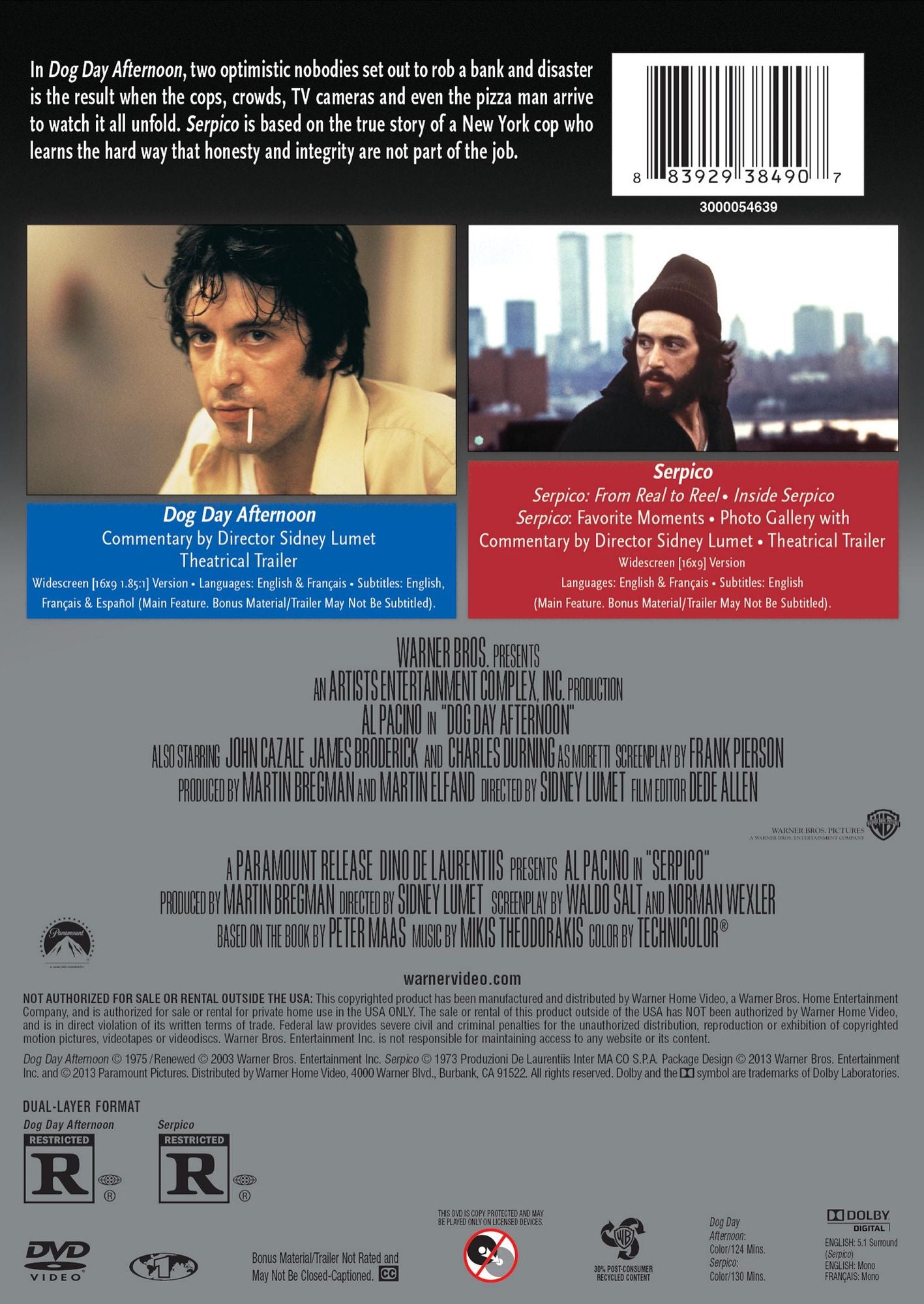 Serpico/dog Day Afternoon