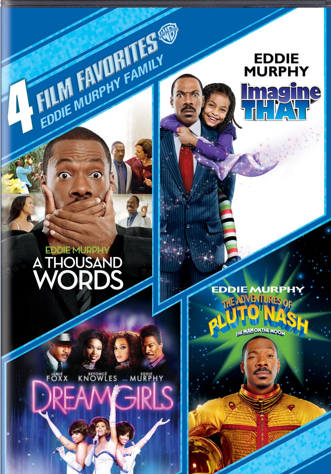 4 Film Favorites - Eddie Murphy: Thousand Words/imagine That/dreamgirls/adventures Of Pluto Nash