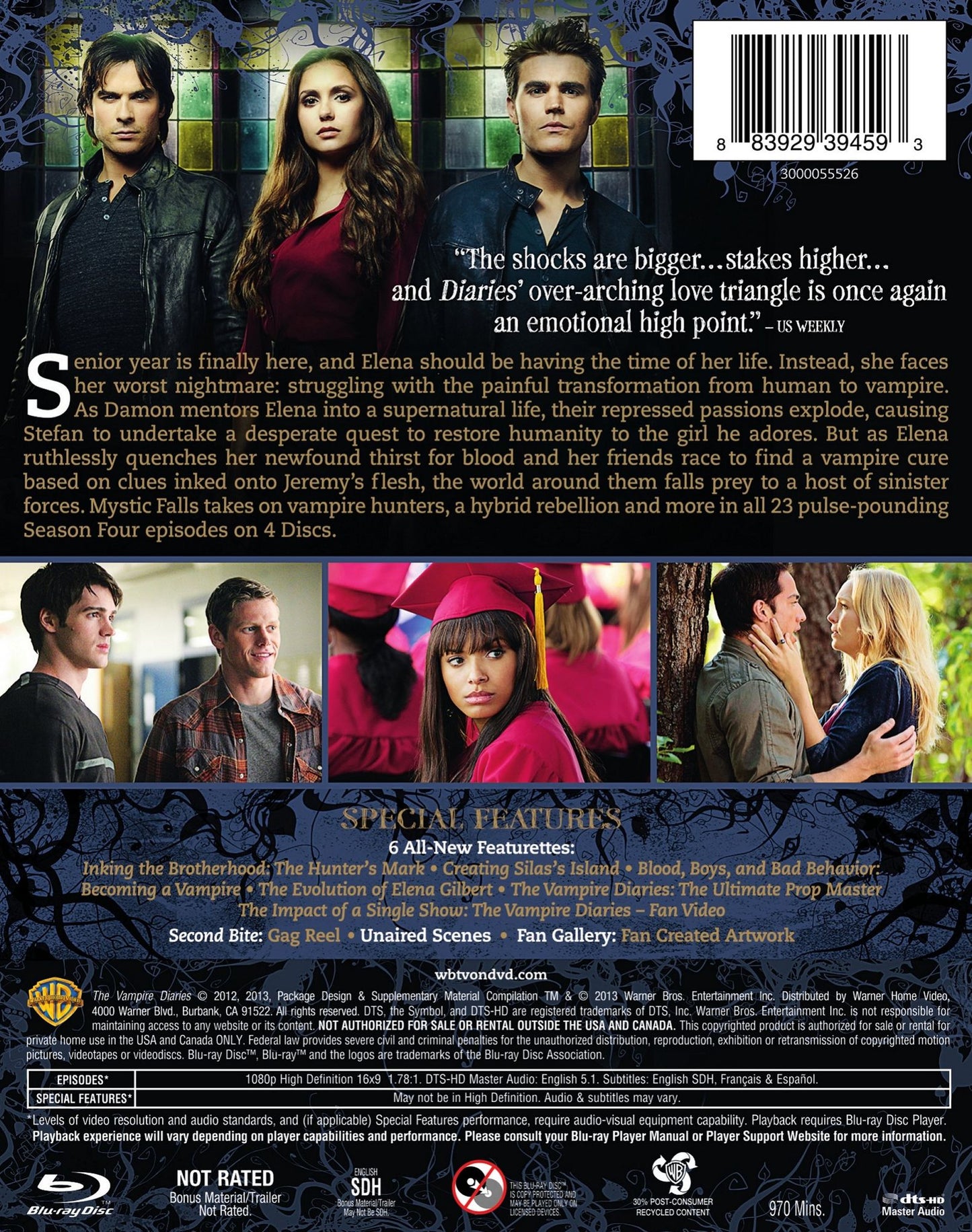 Vampire Diaries: The Complete Fourth Season