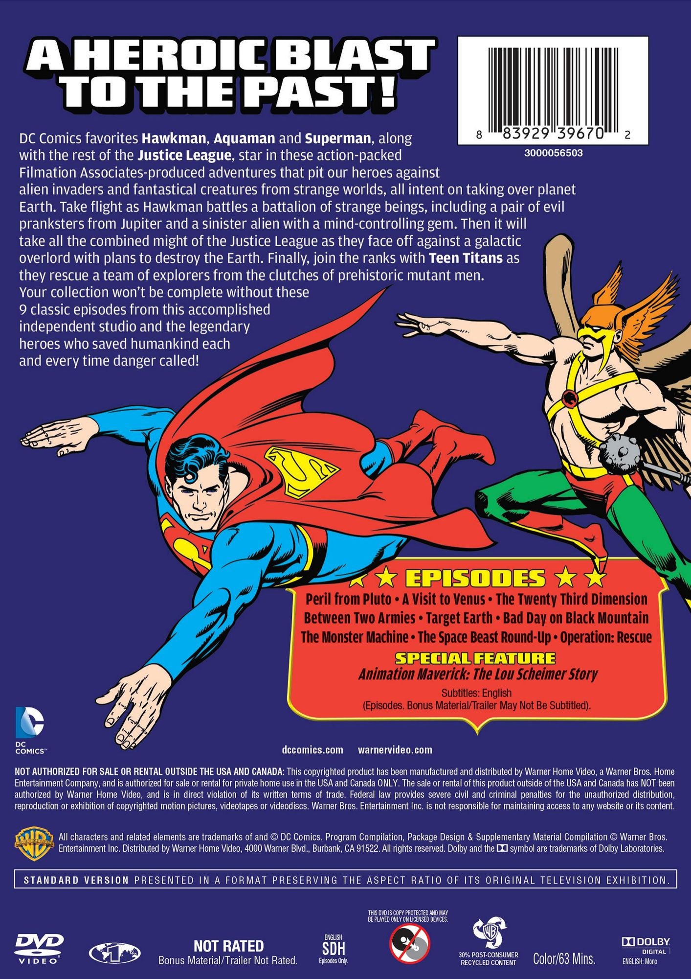 Dc Super Heroes: The Filmation Adventures 2