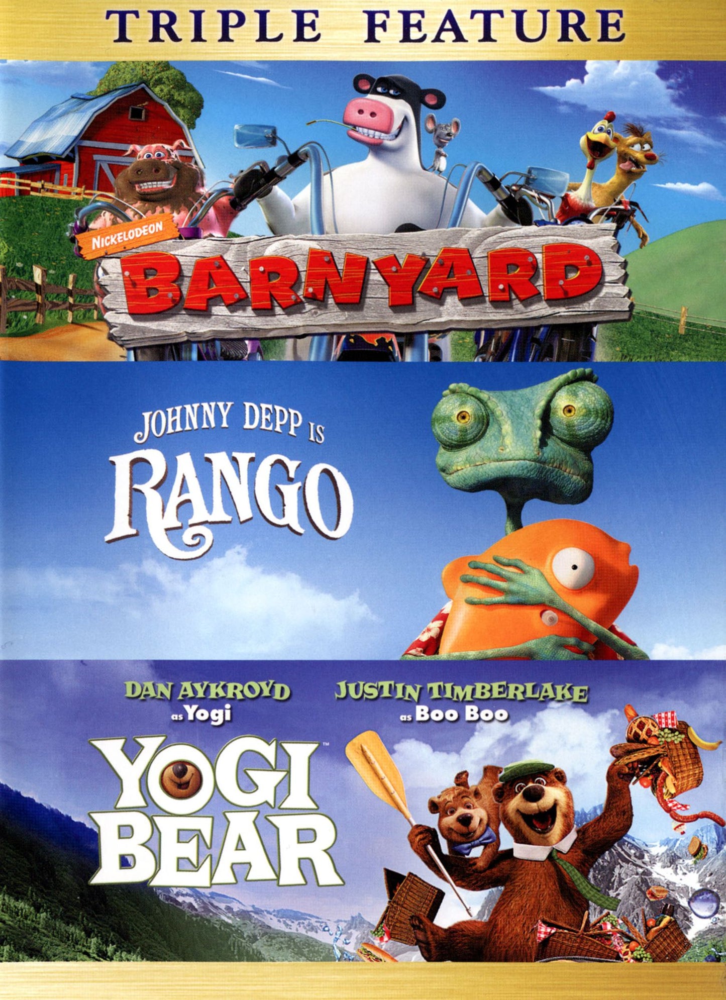 Barnyard/rango/yogi Bear