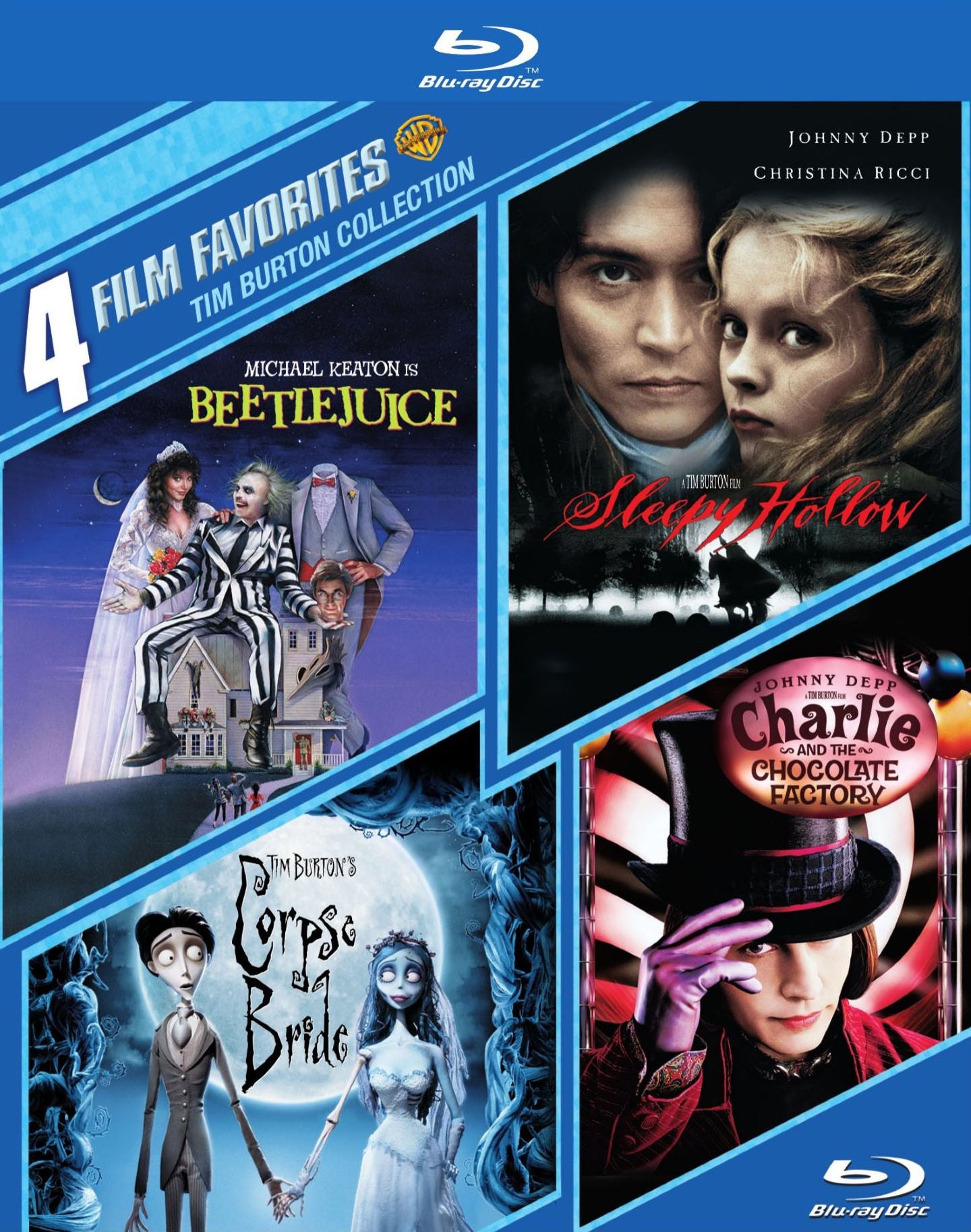 4 Film Favorites: Tim Burton Collection