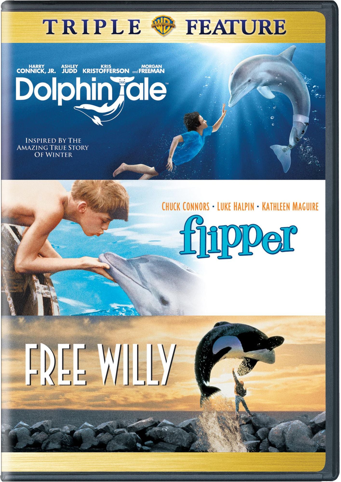 Dolphin Tale/Flipper/Free Willy [3 Discs]