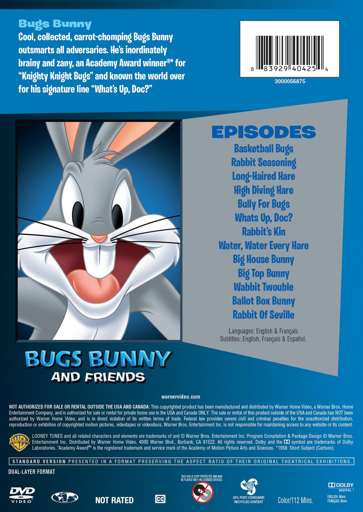Bugs Bunny & Friends / (Full Ecoa)