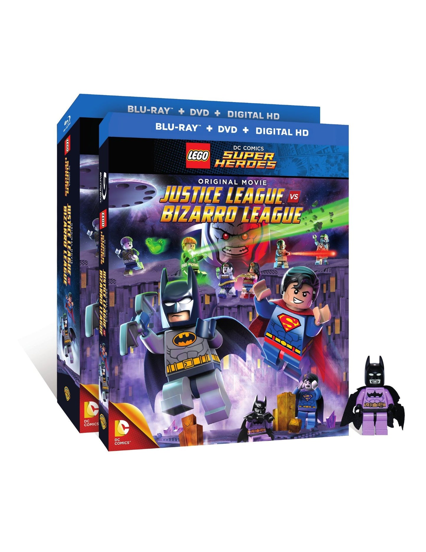 LEGO DC Comics Super Heroes: Justice League vs. Bizarro League [Blu-ray/DVD] [Figure]