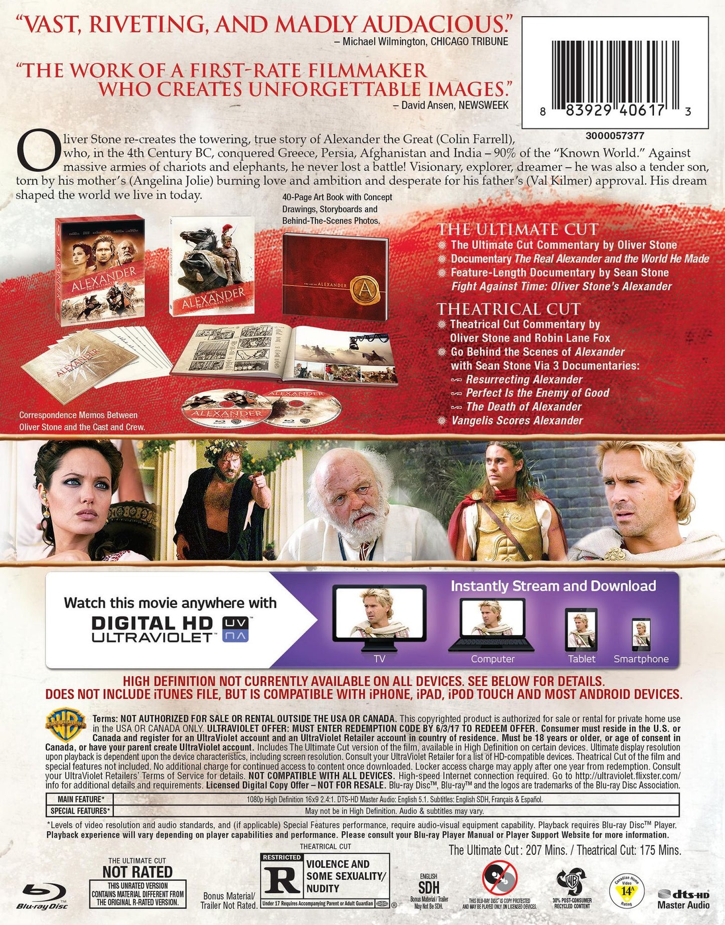 Alexander: The Ultimate Cut [2 Discs] [With Book] [Includes Digital Copy] [Blu-ray]