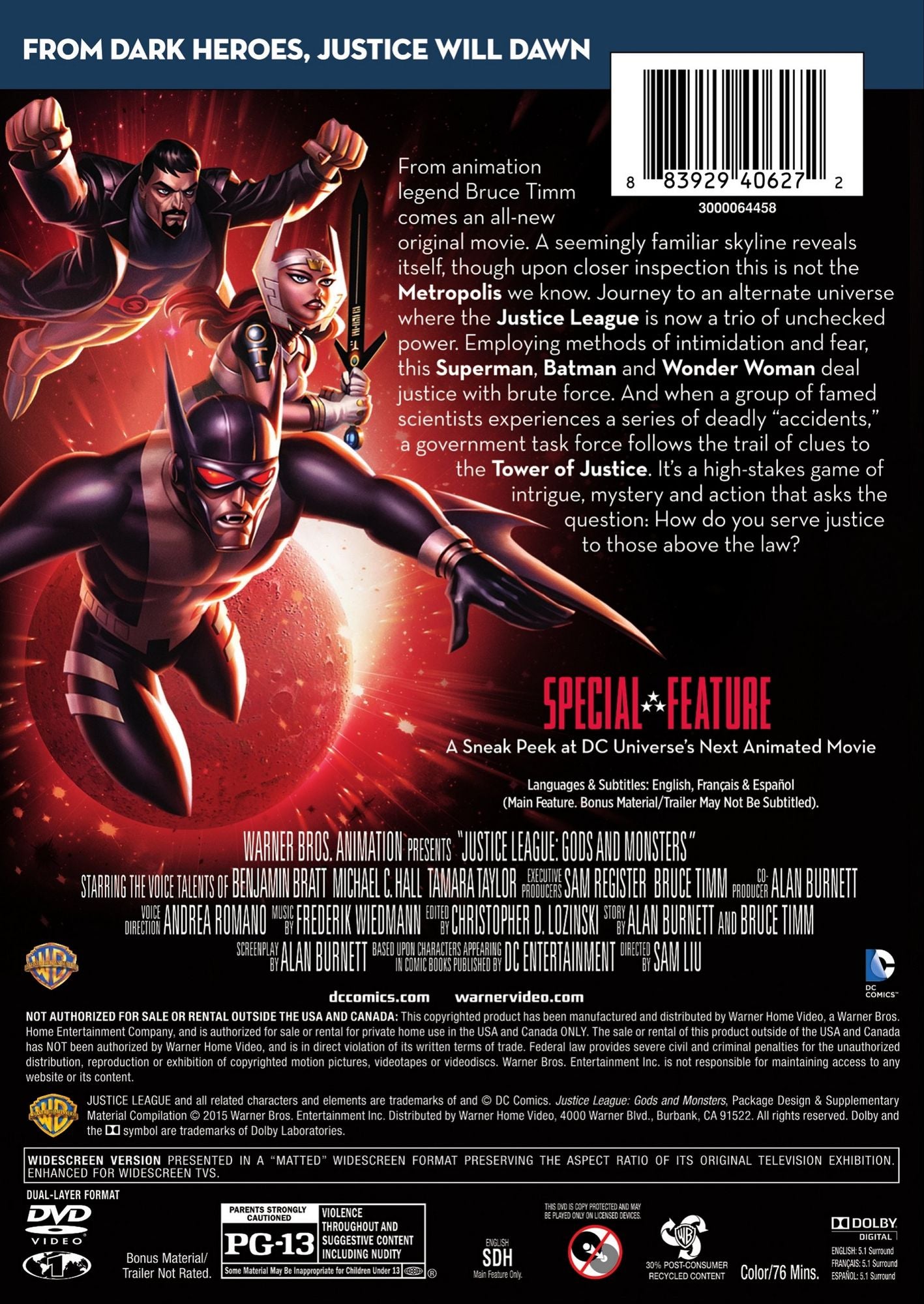 Justice League: Gods and Monsters