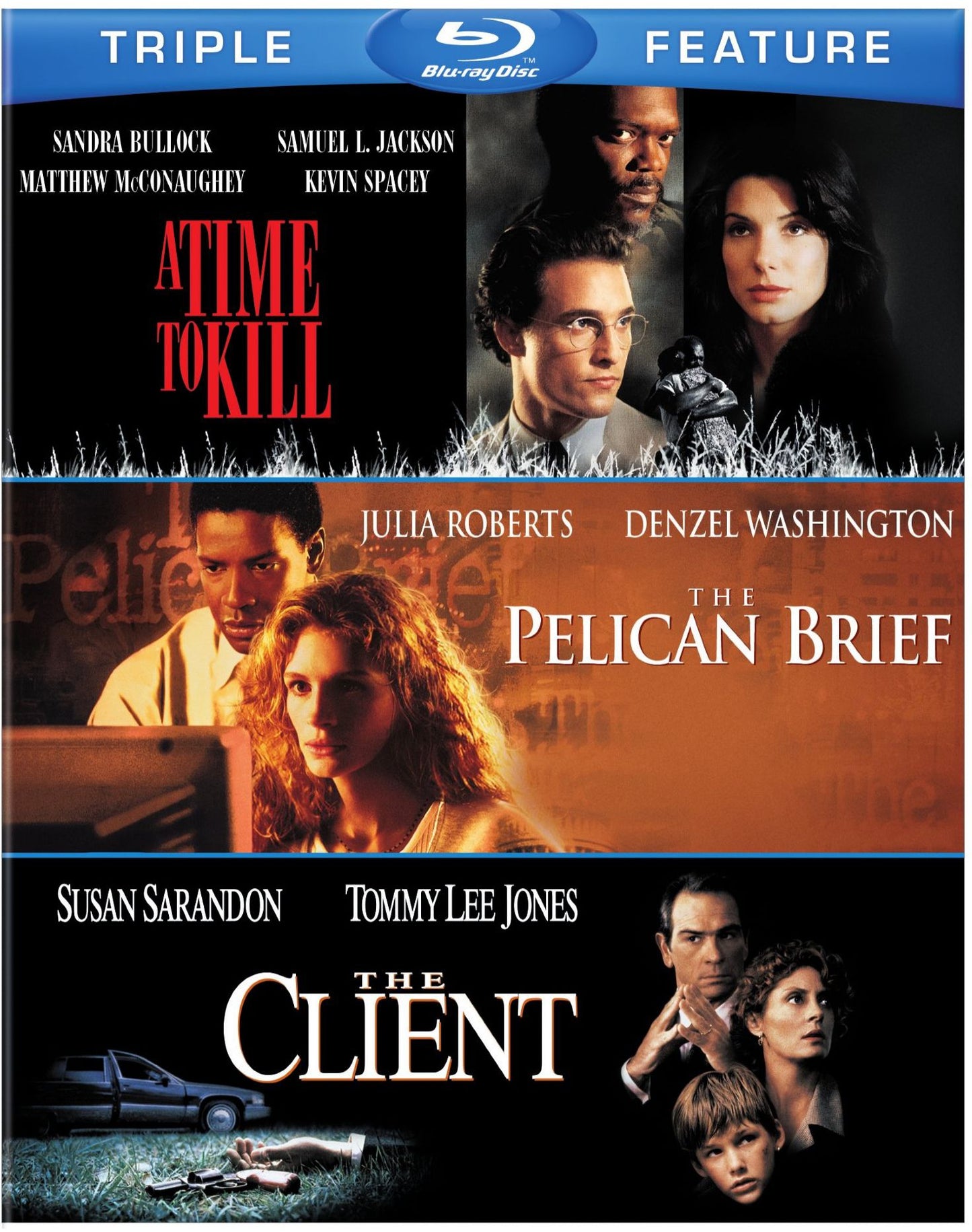 A Time to Kill/The Pelican Brief/The Client [3 Discs] [Blu-ray]