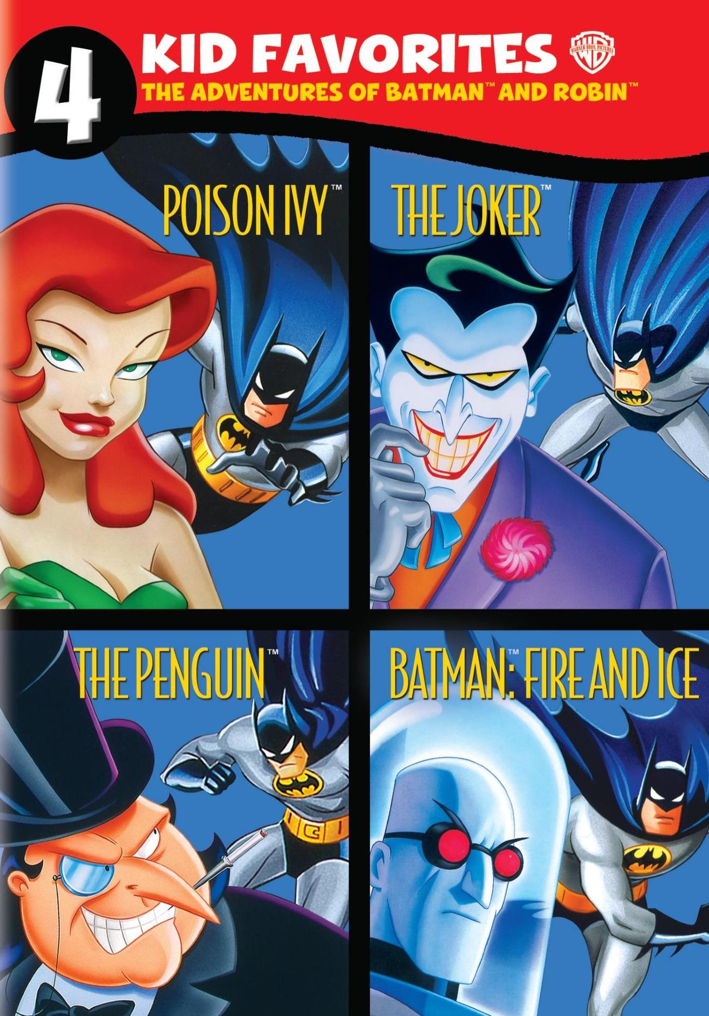 4 Kid Favorites: Adventures Of Batman & Robin