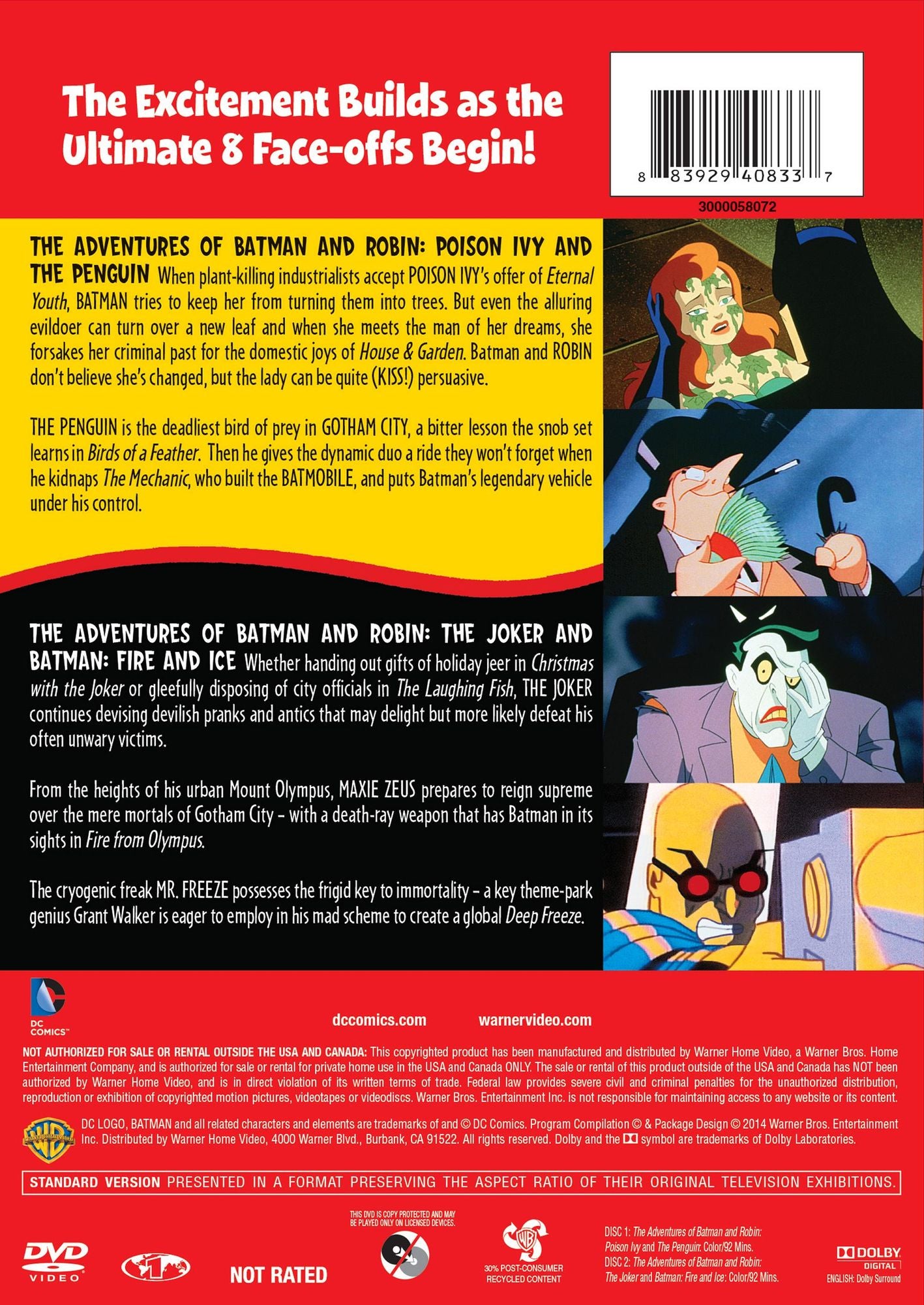 4 Kid Favorites: Adventures Of Batman & Robin