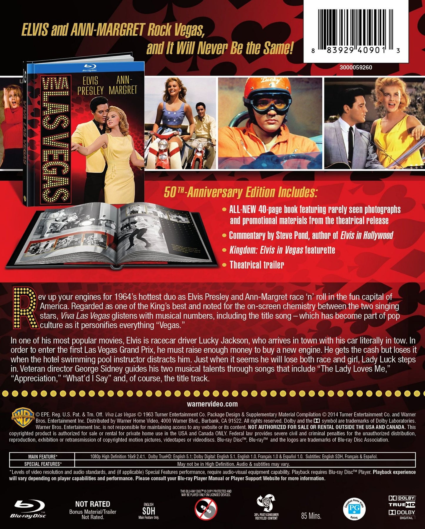 Viva Las Vegas [50th Anniversary] [DigiBook] [Blu-ray]