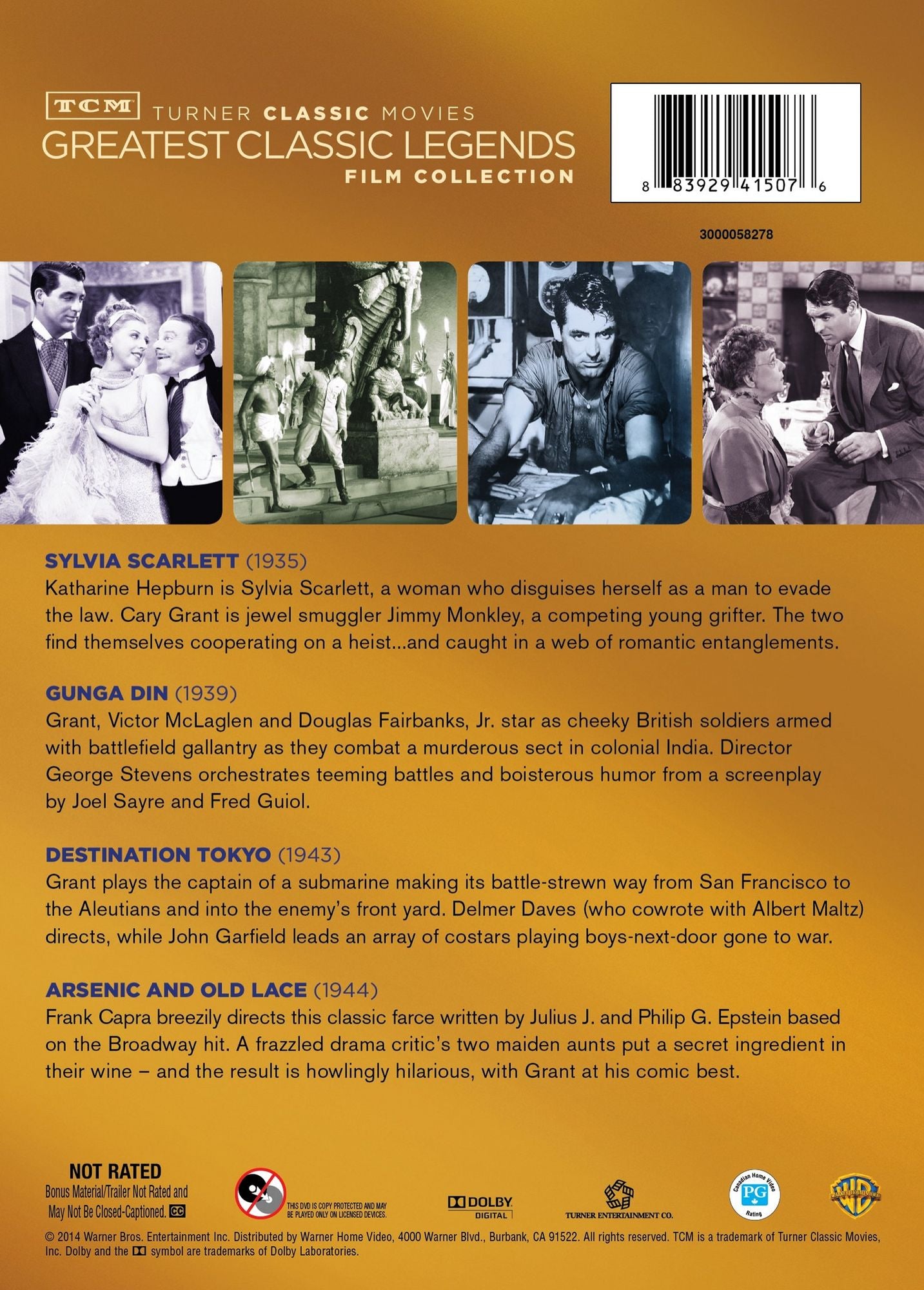 LEGENDS: CARY GRANT 2 (4PC BOX)