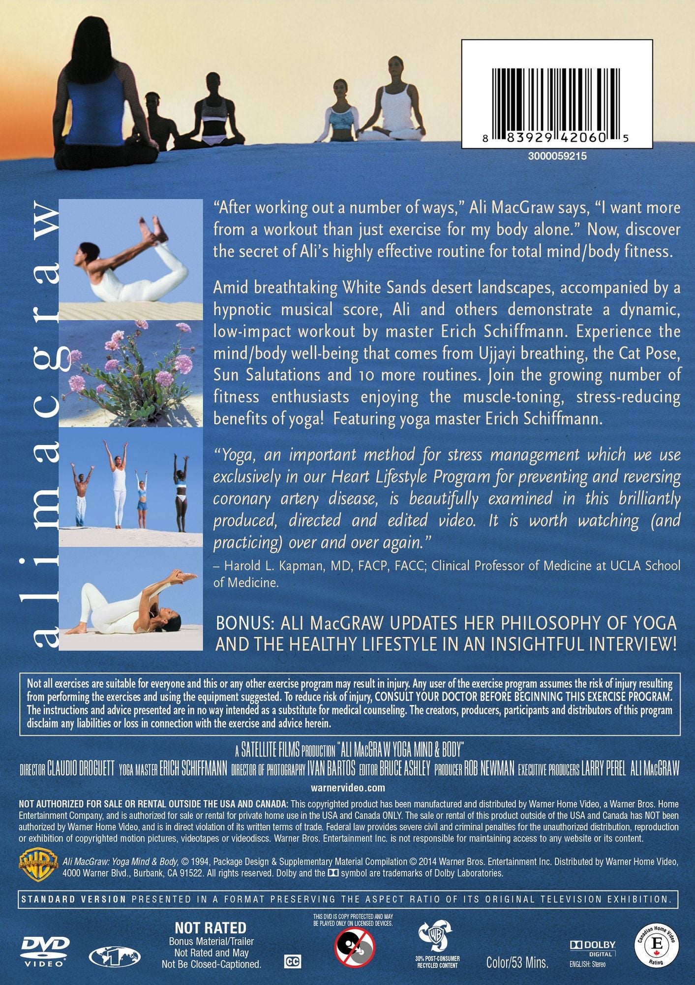 Ali MacGraw: Yoga Mind & Body