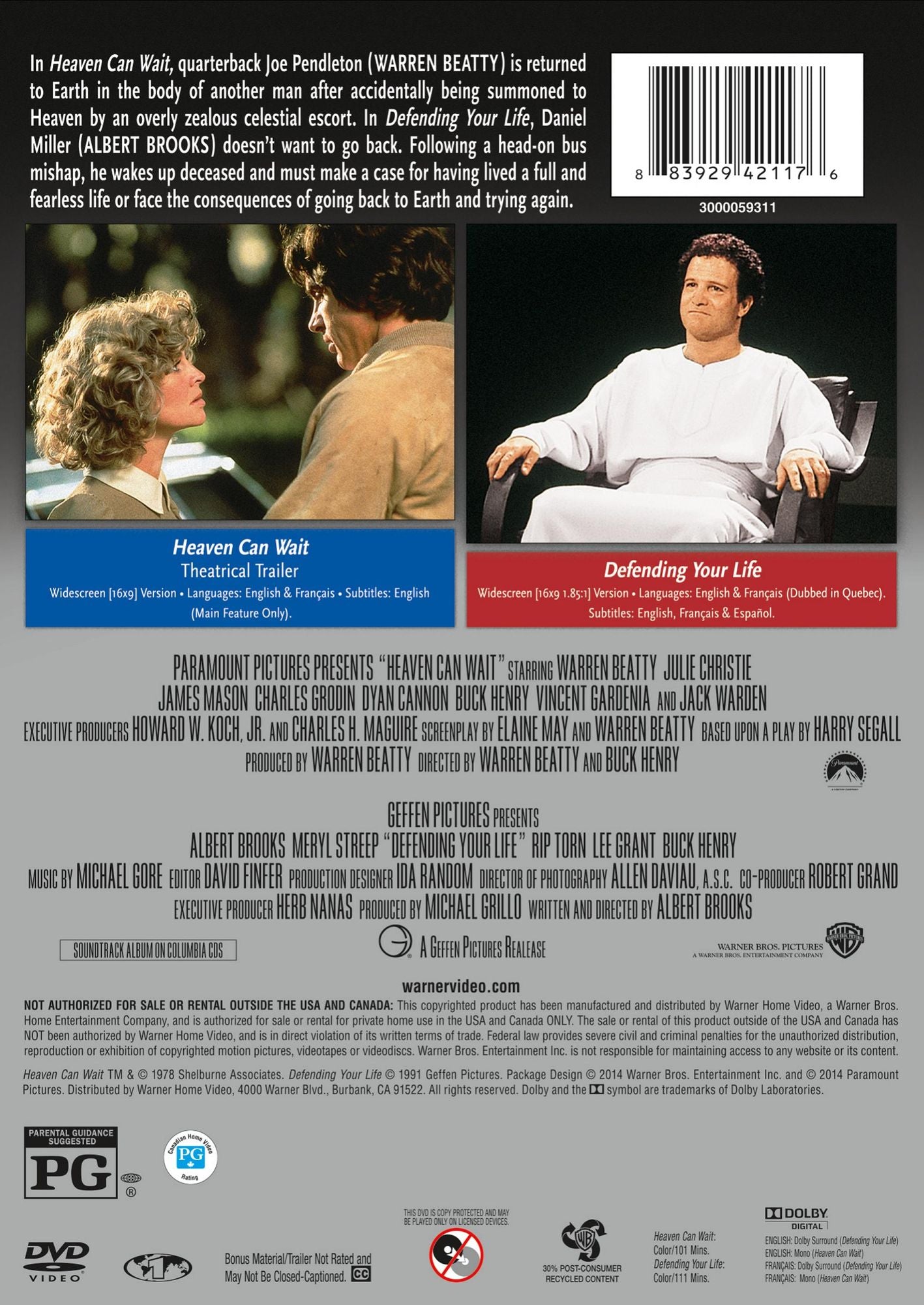 Heaven Can Wait/defending Your Life