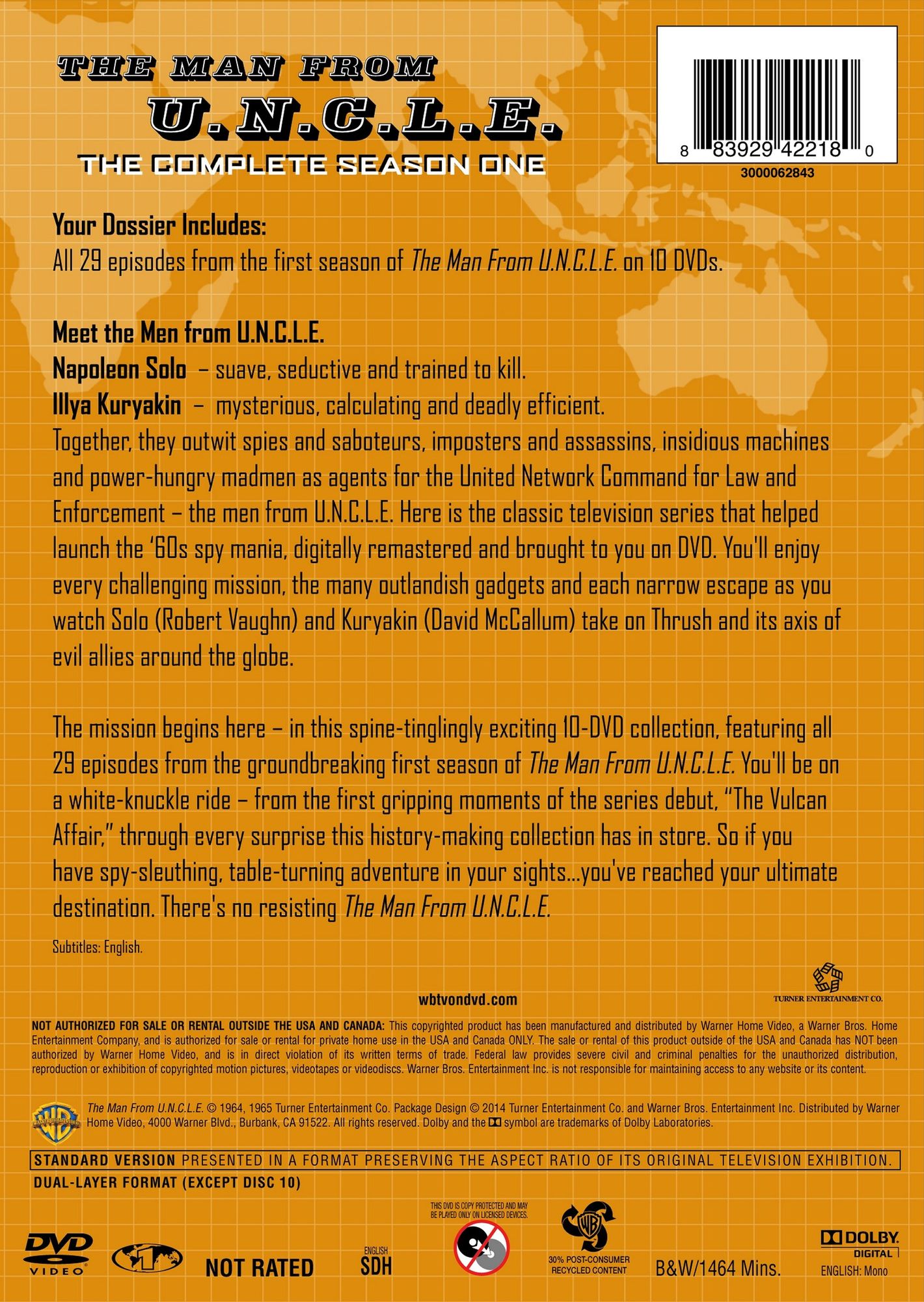 Man From U.n.c.l.e.: The Complete First Season