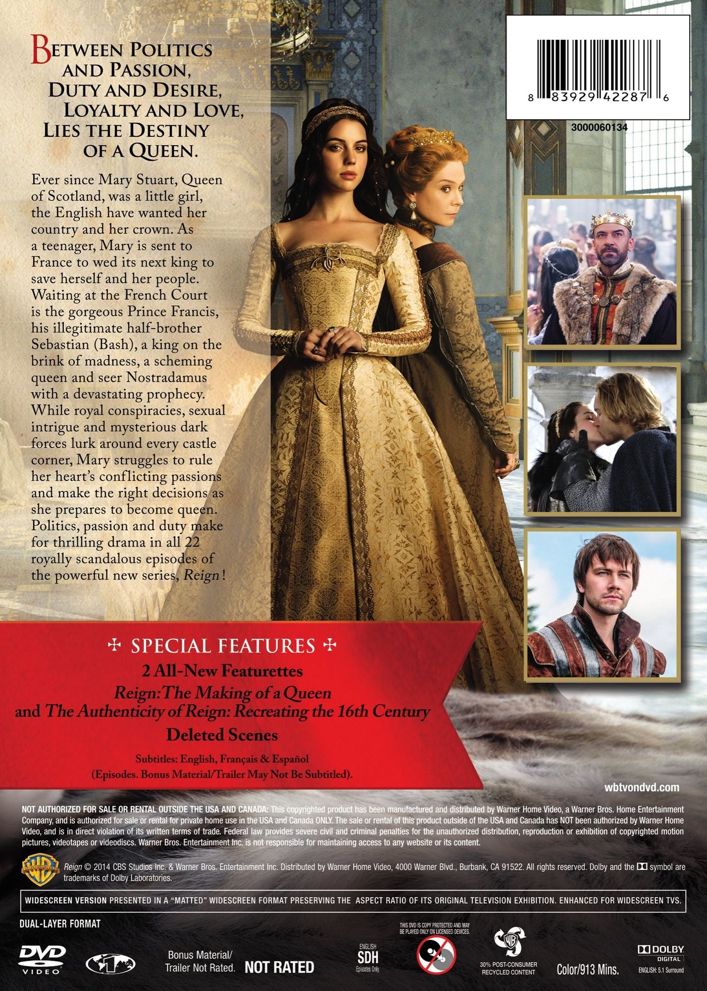 Reign: The Complete First Season [5 Discs]