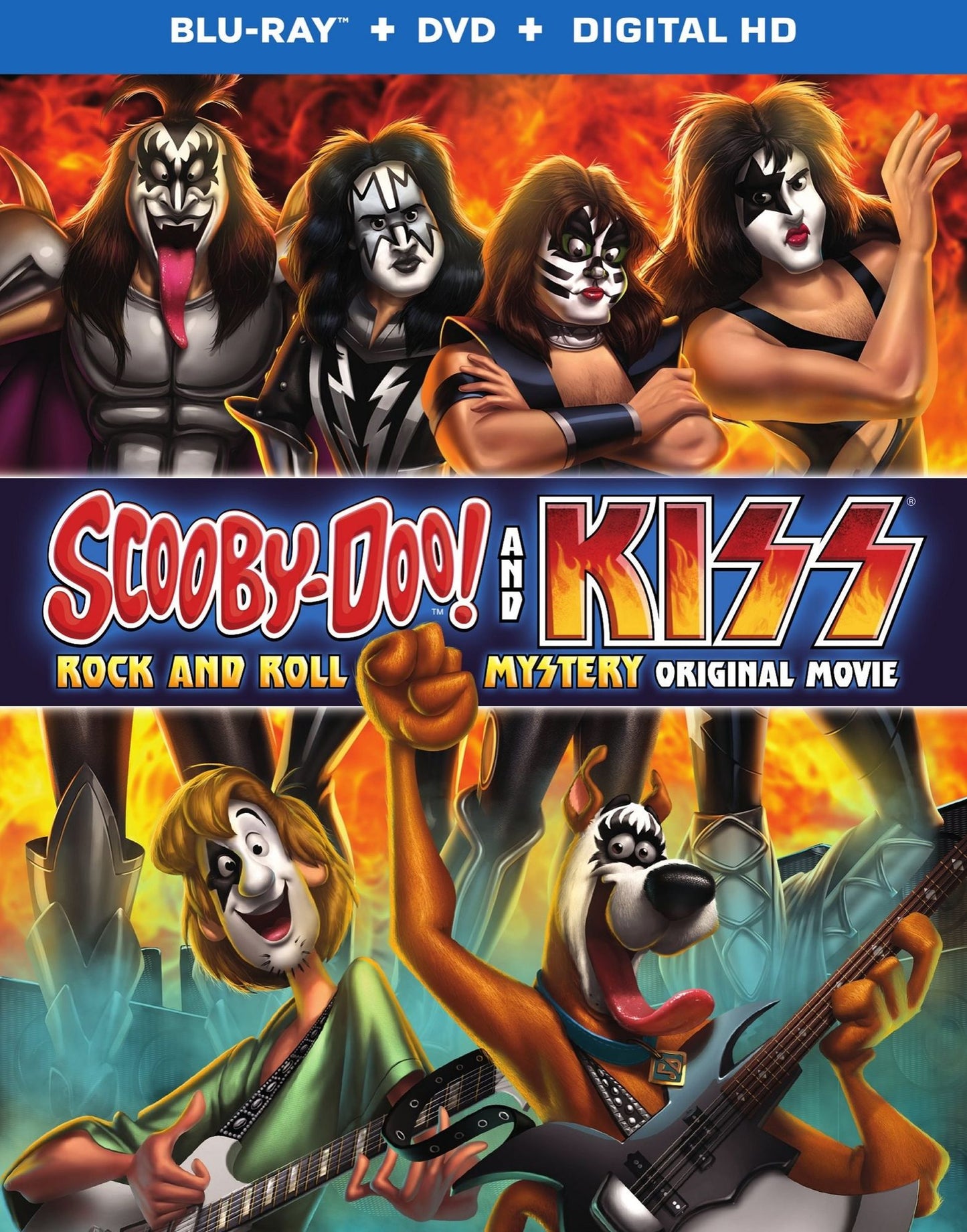Scooby-Doo! & Kiss: Rock & Roll Mystery [2 Discs] [Blu-ray/DVD]