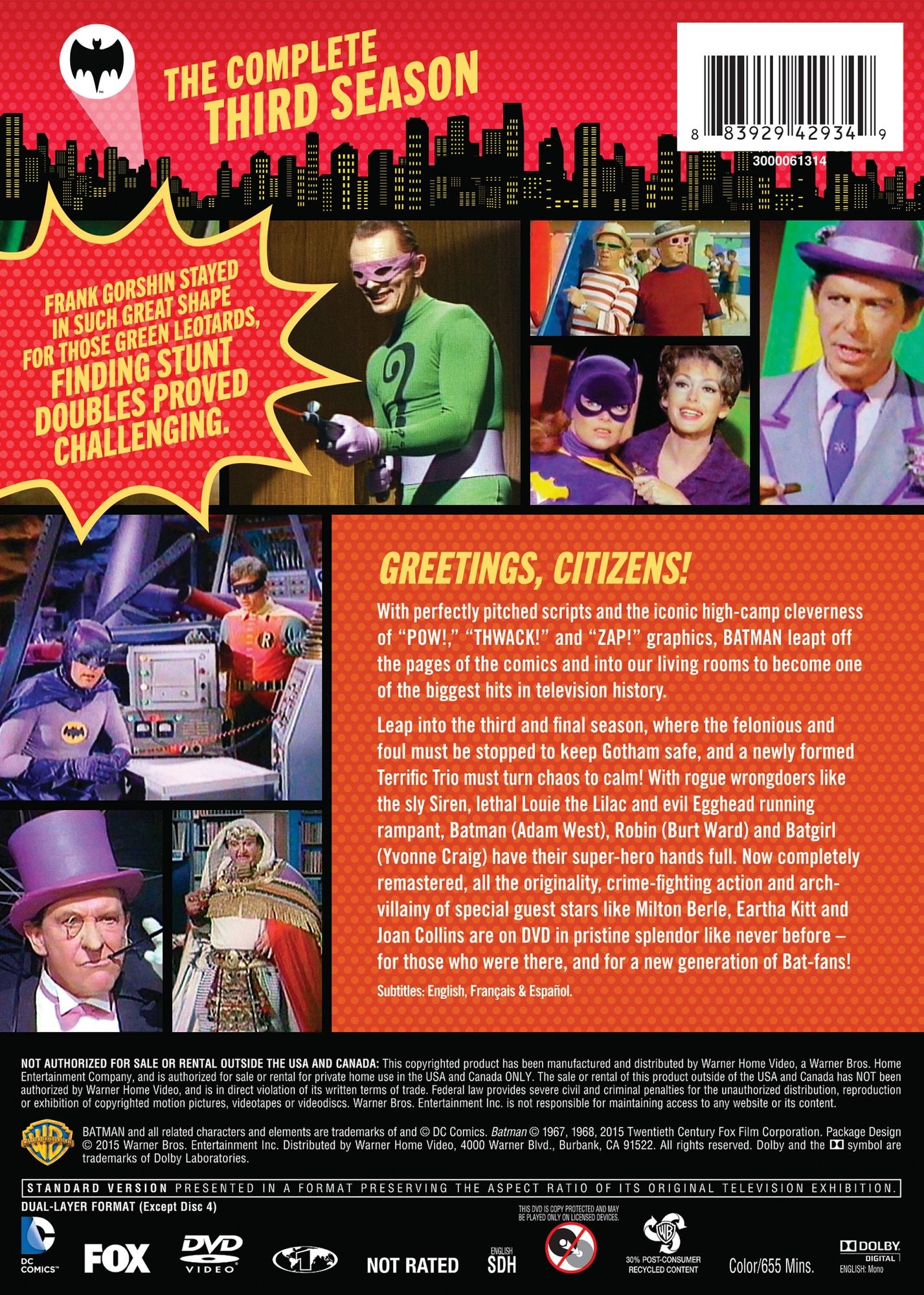 Batman: The Complete Third Season [5 Discs]