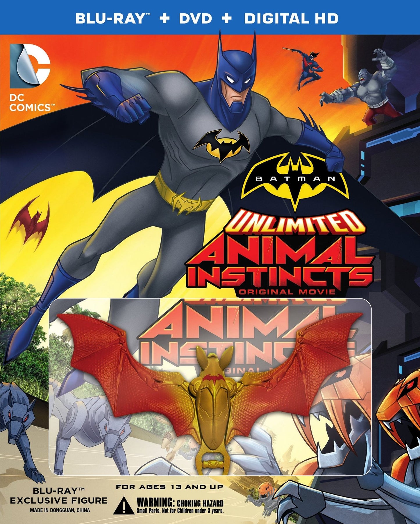 Batman Unlimited: Animal Instincts [2 Discs] [Includes Digital Copy] [UltraViolet] [Blu-ray/DVD]