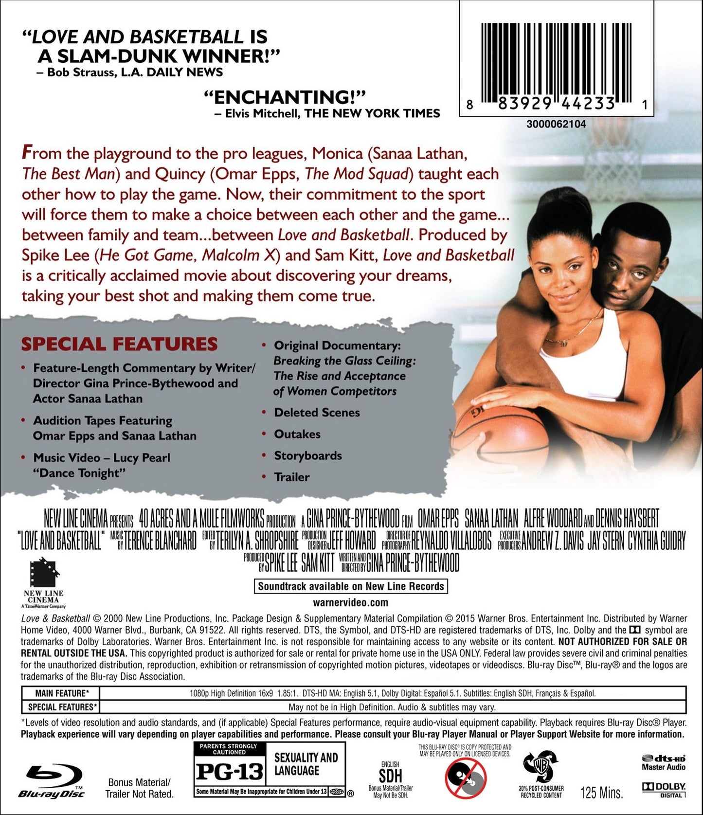Love & Basketball [Blu-ray]