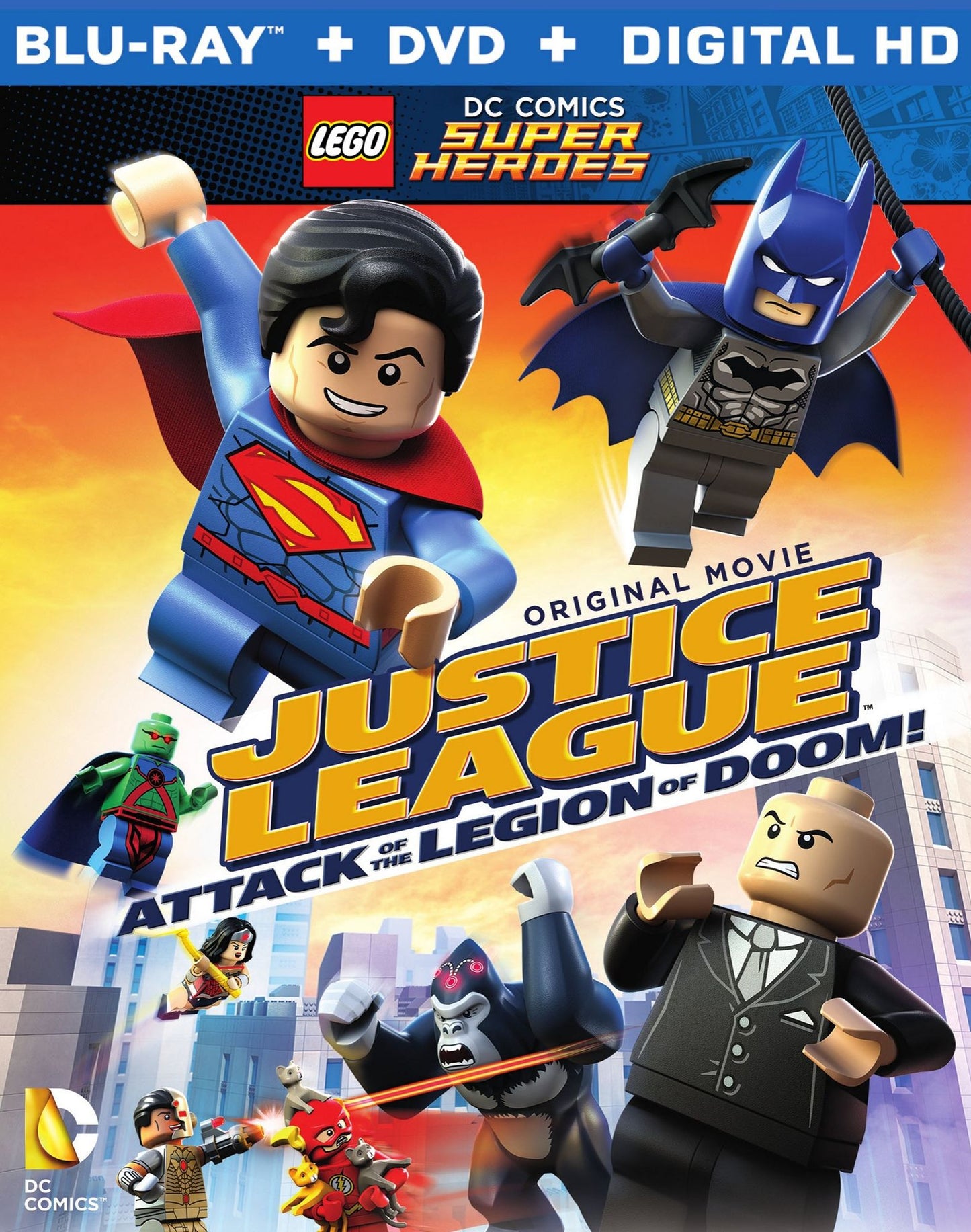 LEGO DC Comics Super Heroes: Justice League - Attack of the Legion of Doom [Blu-ray/DVD]