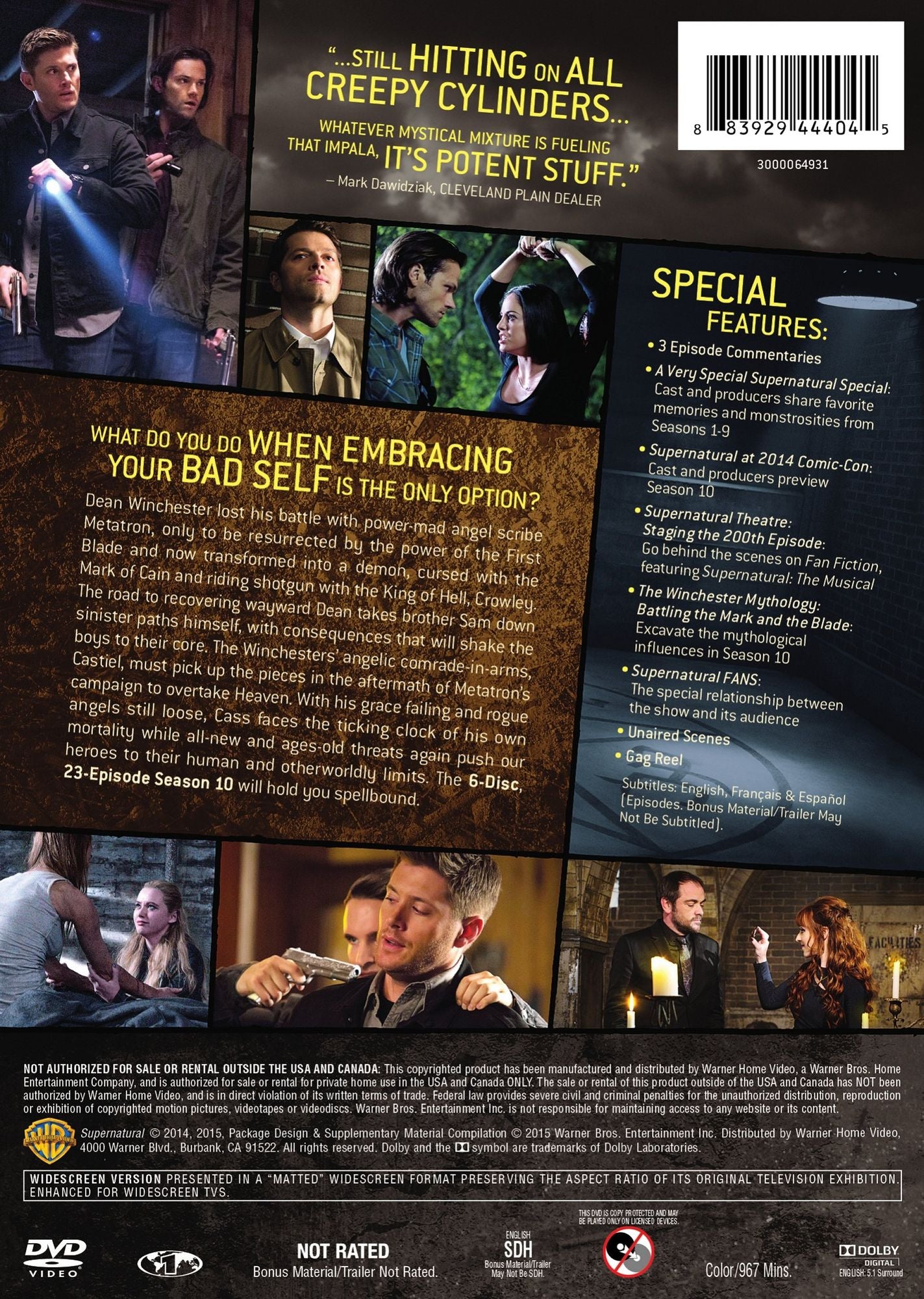 Supernatural: The Complete Tenth Season [Includes Digital Copy] [UltraViolet]