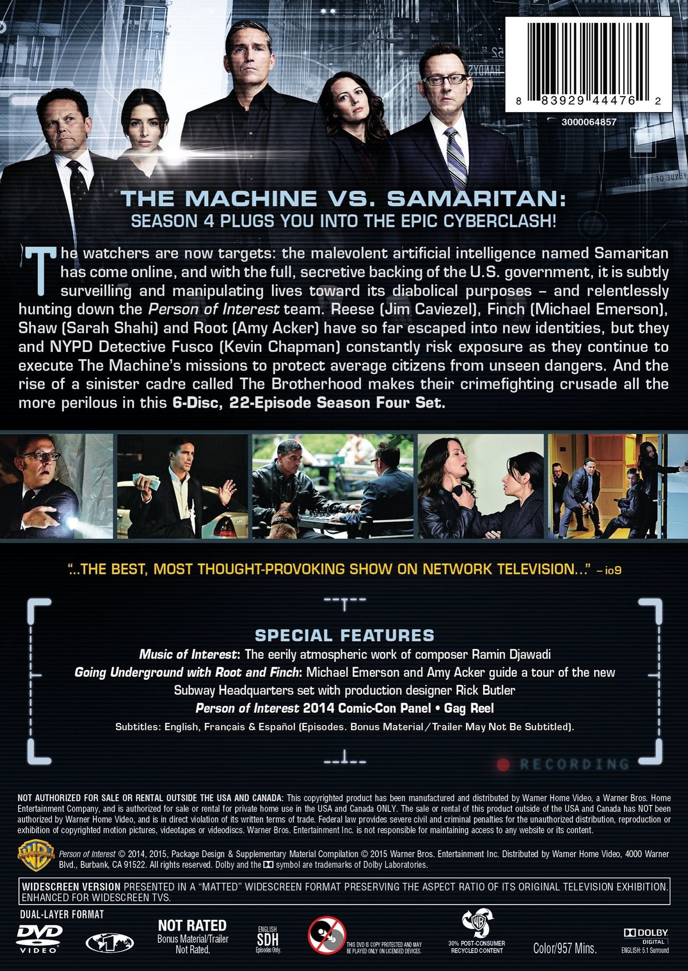 Person Of Interest: The Complete Fourth Season