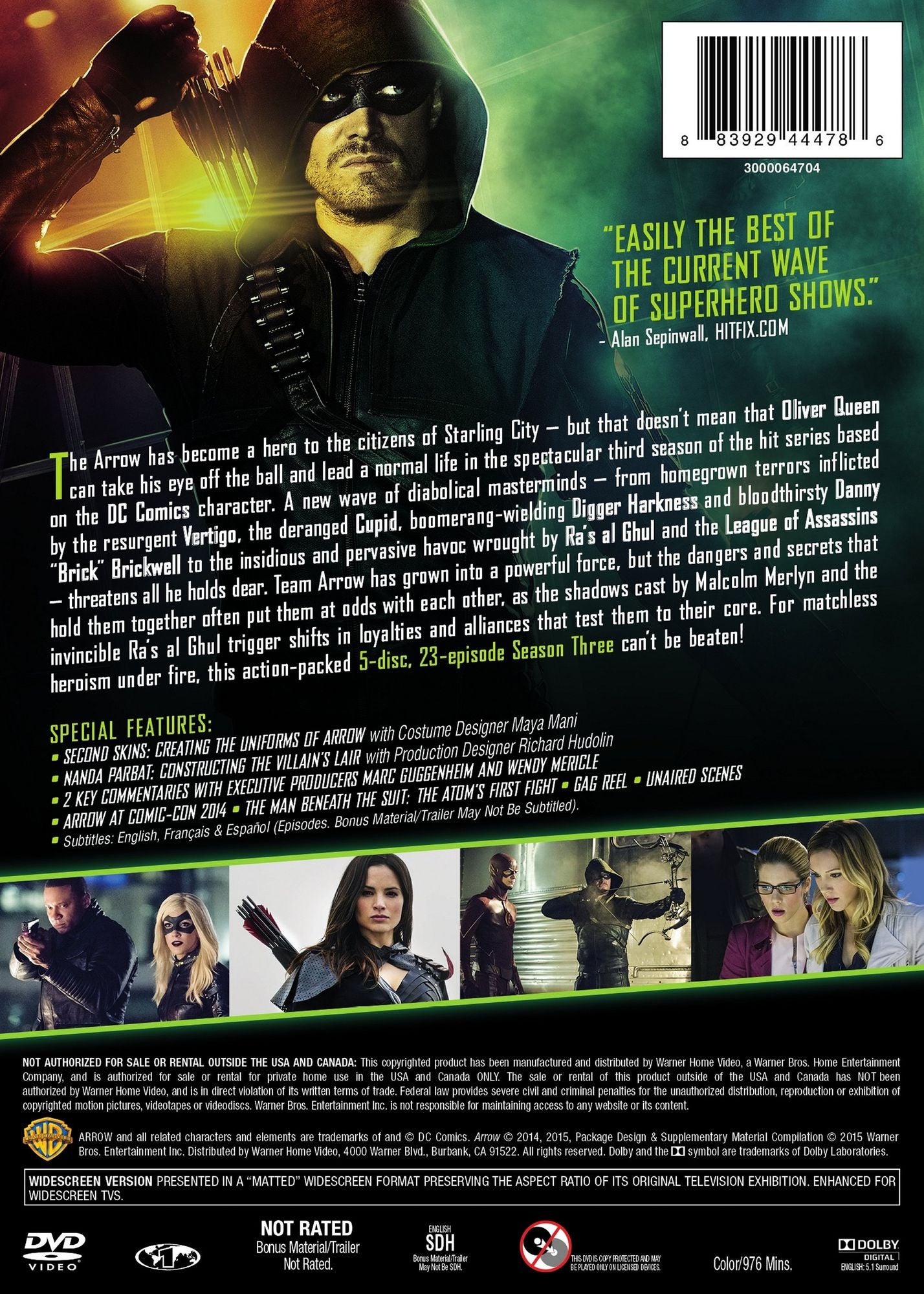 Arrow: The Complete Third Season