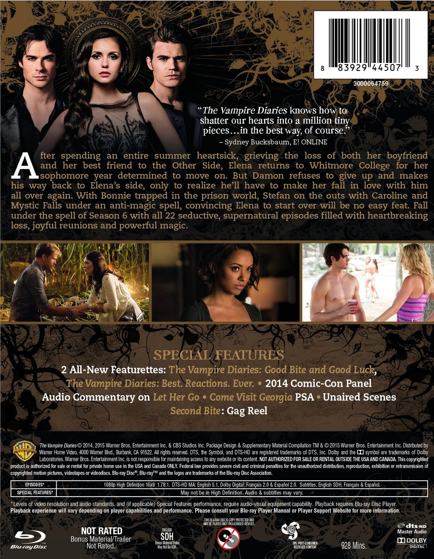 Vampire Diaries: The Complete Sixth Season
