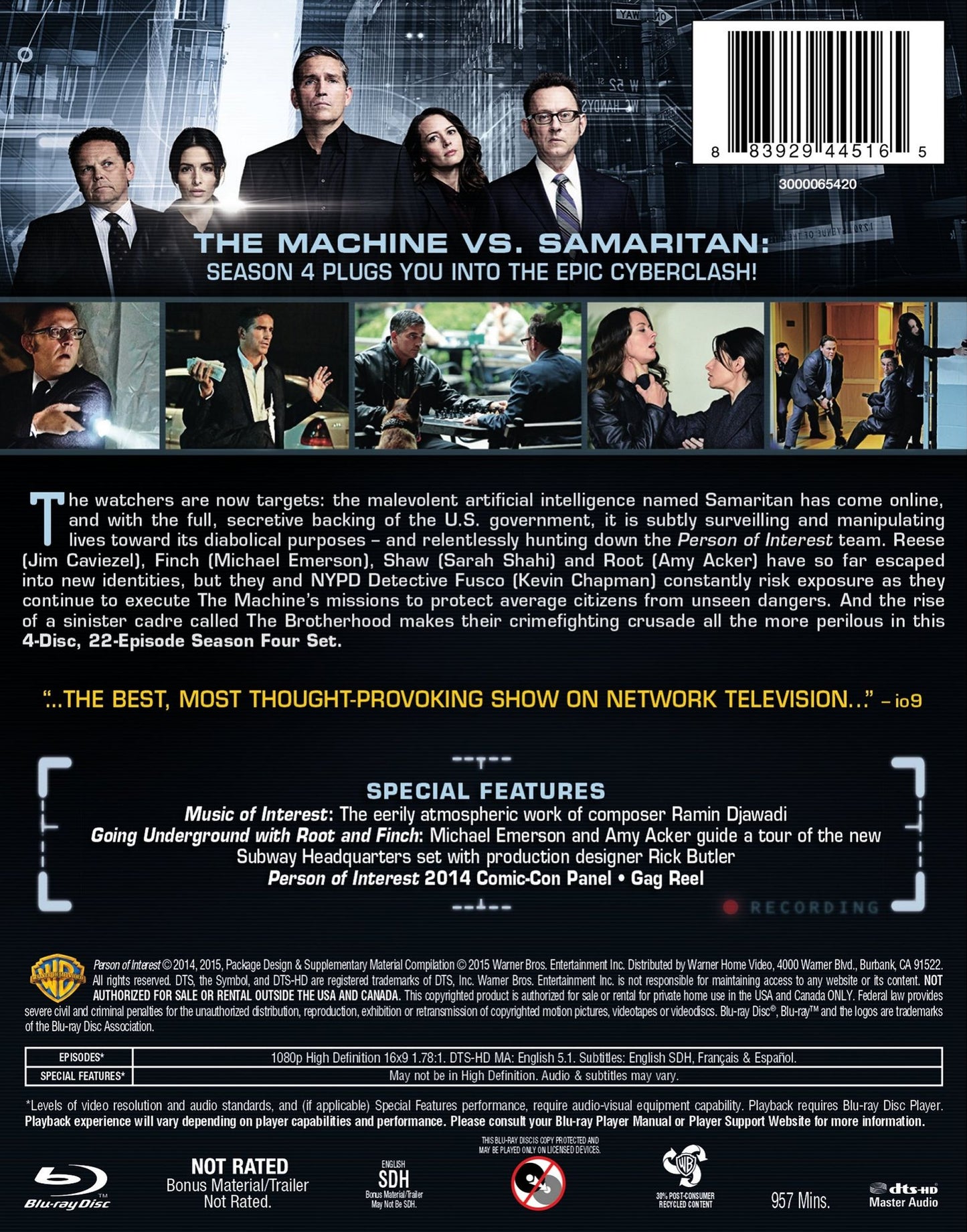 Person Of Interest: The Complete Fourth Season