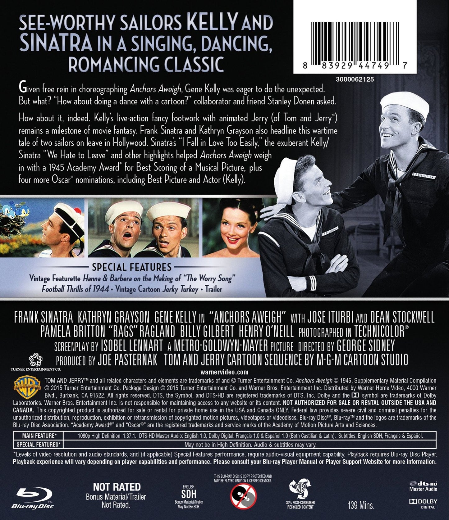 Anchors Aweigh [Blu-ray]