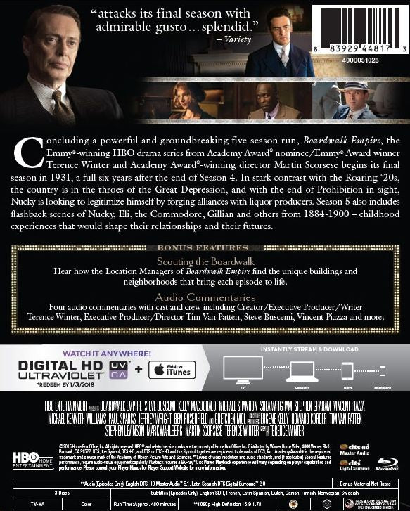 Boardwalk Empire: The Complete Fifth Season