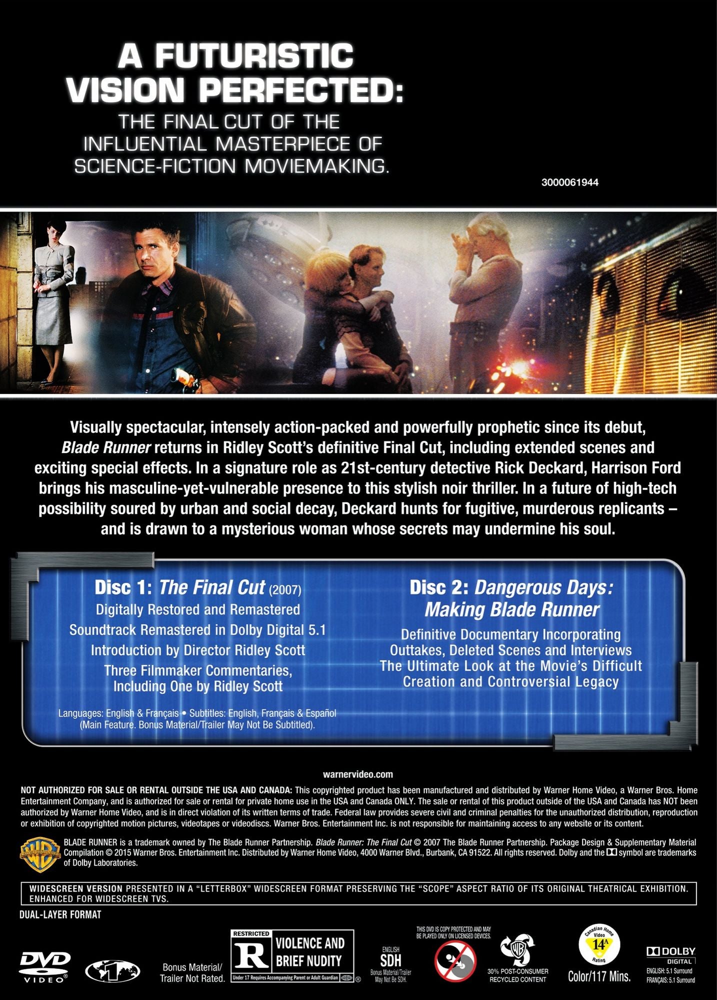 BLADE RUNNER: FINAL CUT (SPEC)