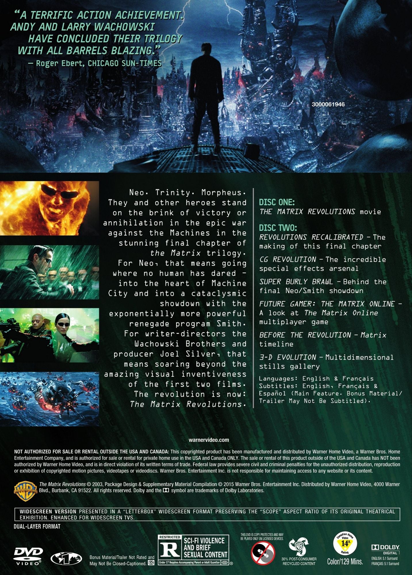 The Matrix Revolutions [2 Discs]