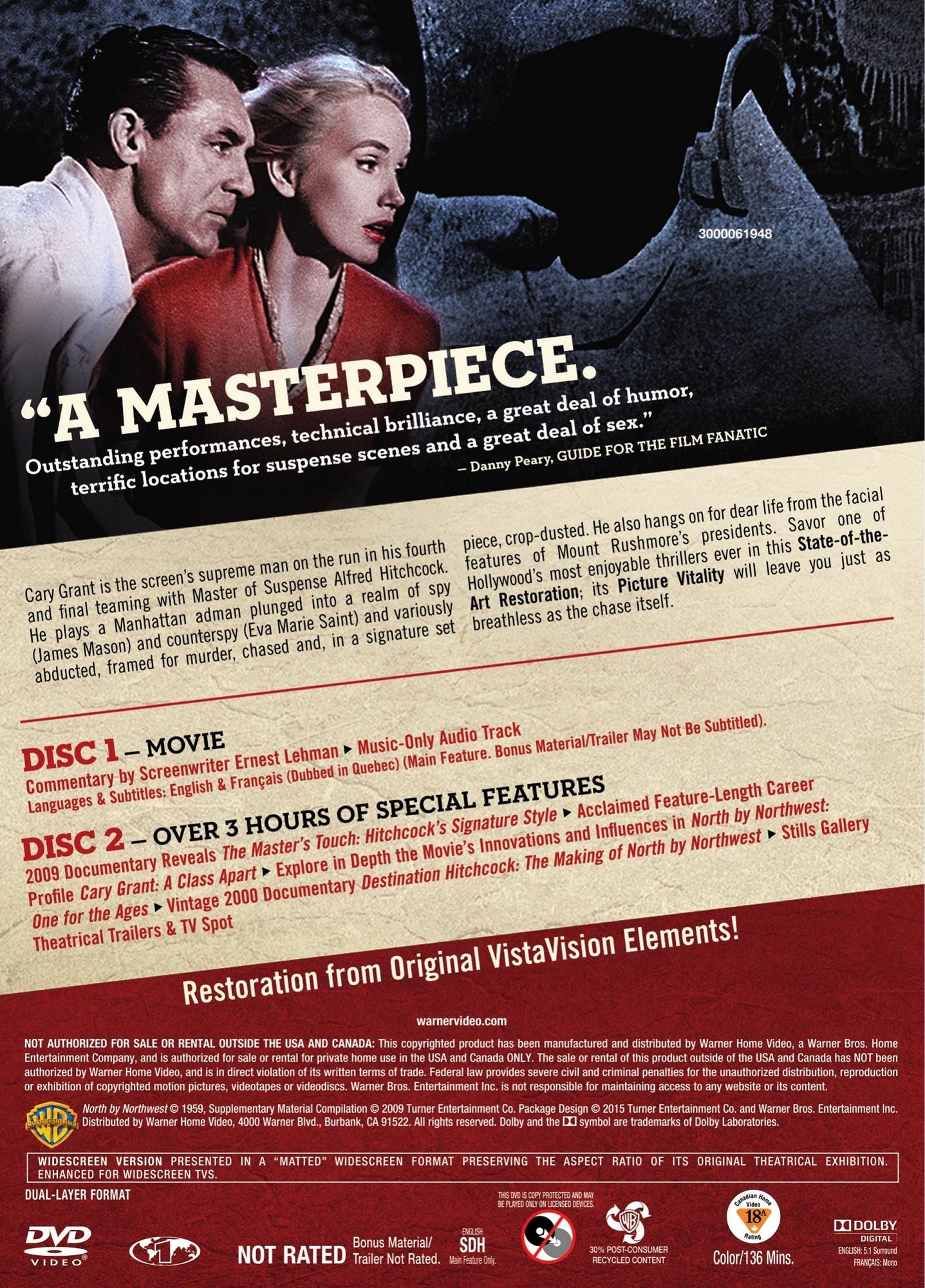 North by Northwest [Special Edition] [2 Discs]