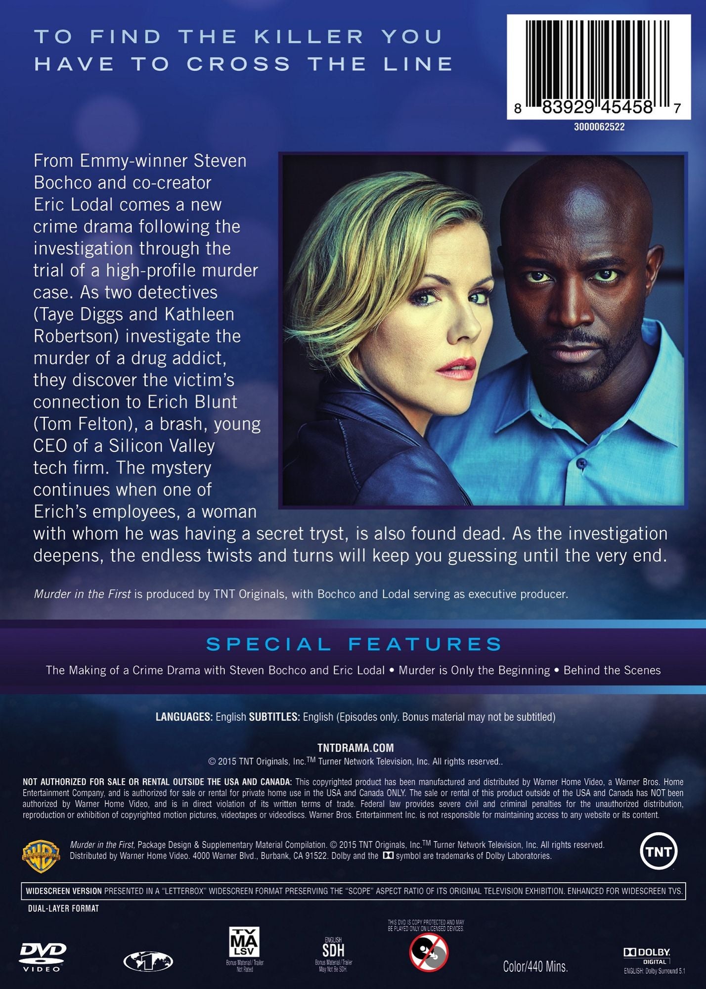 Murder in the First: The Complete First Season [3 Discs]