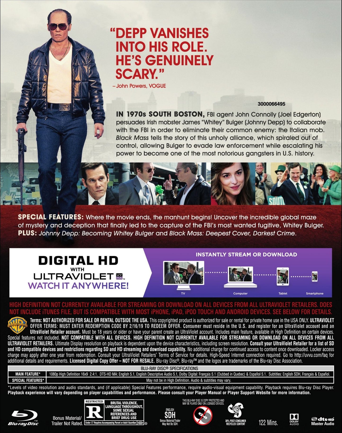Black Mass [Blu-ray]