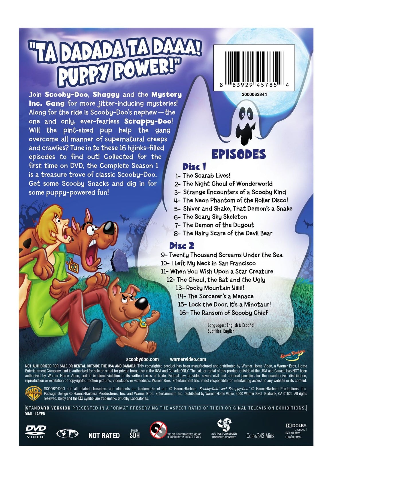 SCOOBY DOO & SCRAPPY DOO (ECOA)