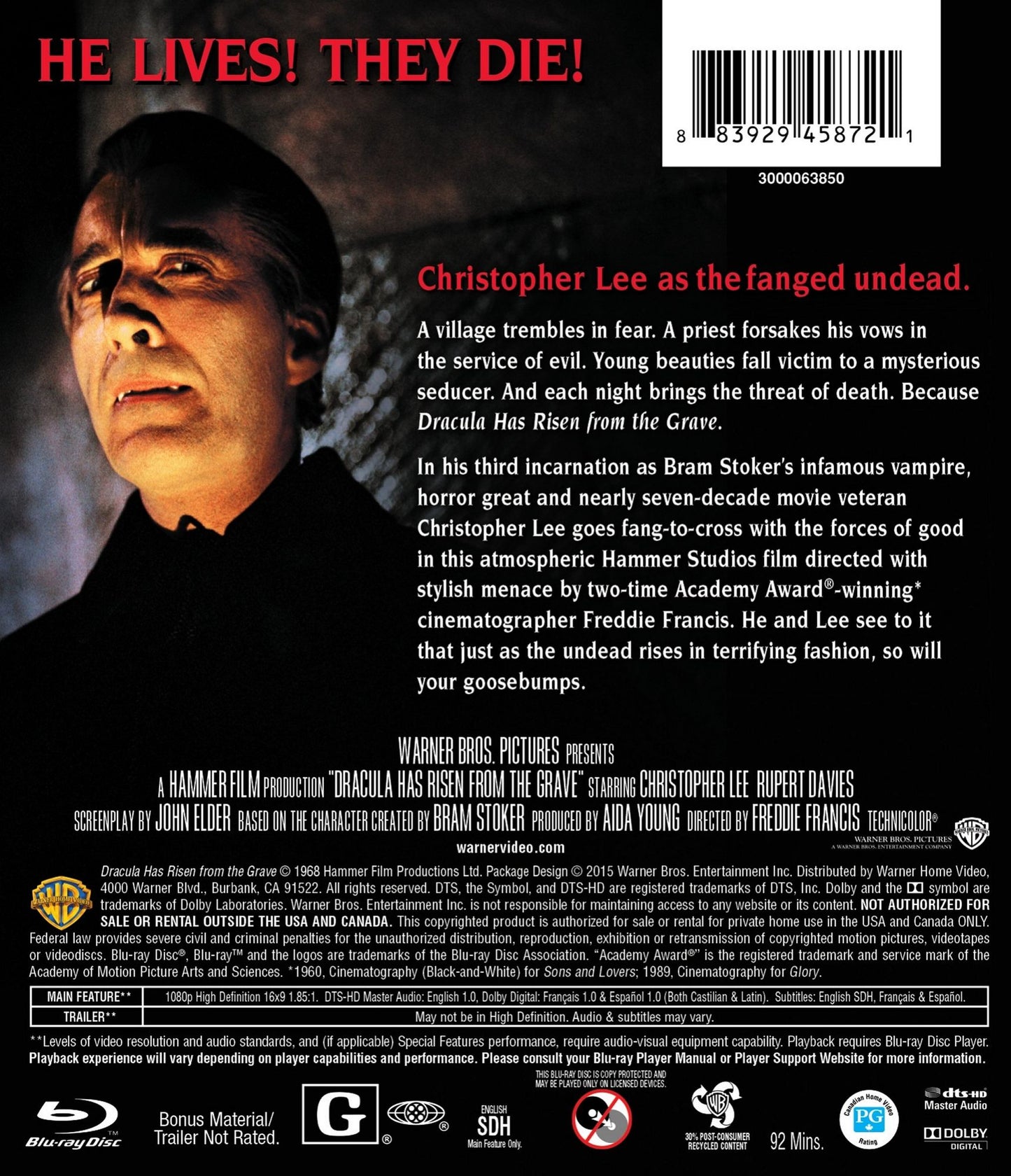Dracula Has Risen from the Grave [Blu-ray]