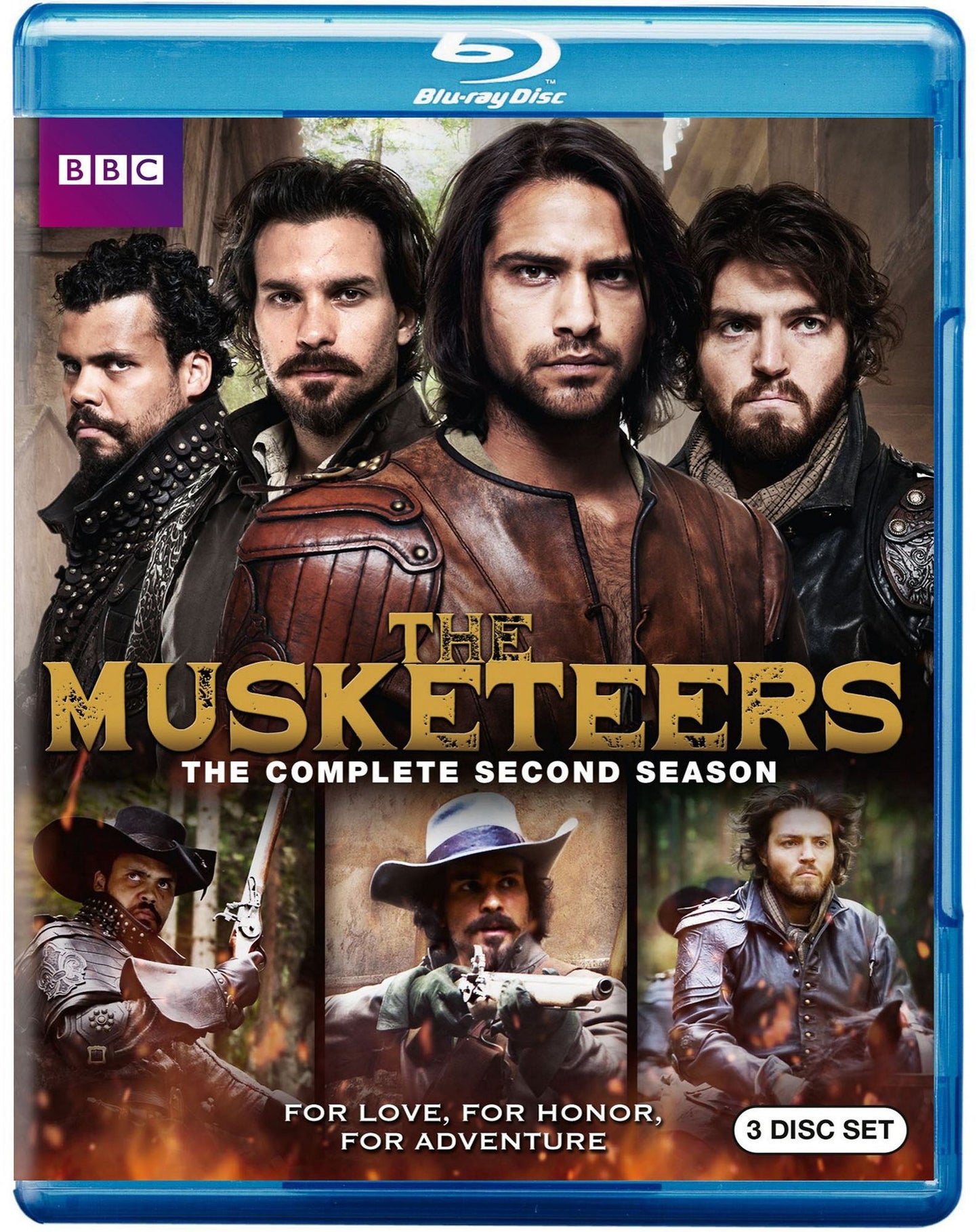 MUSKETEERS: SEA.2 (3PC BR)