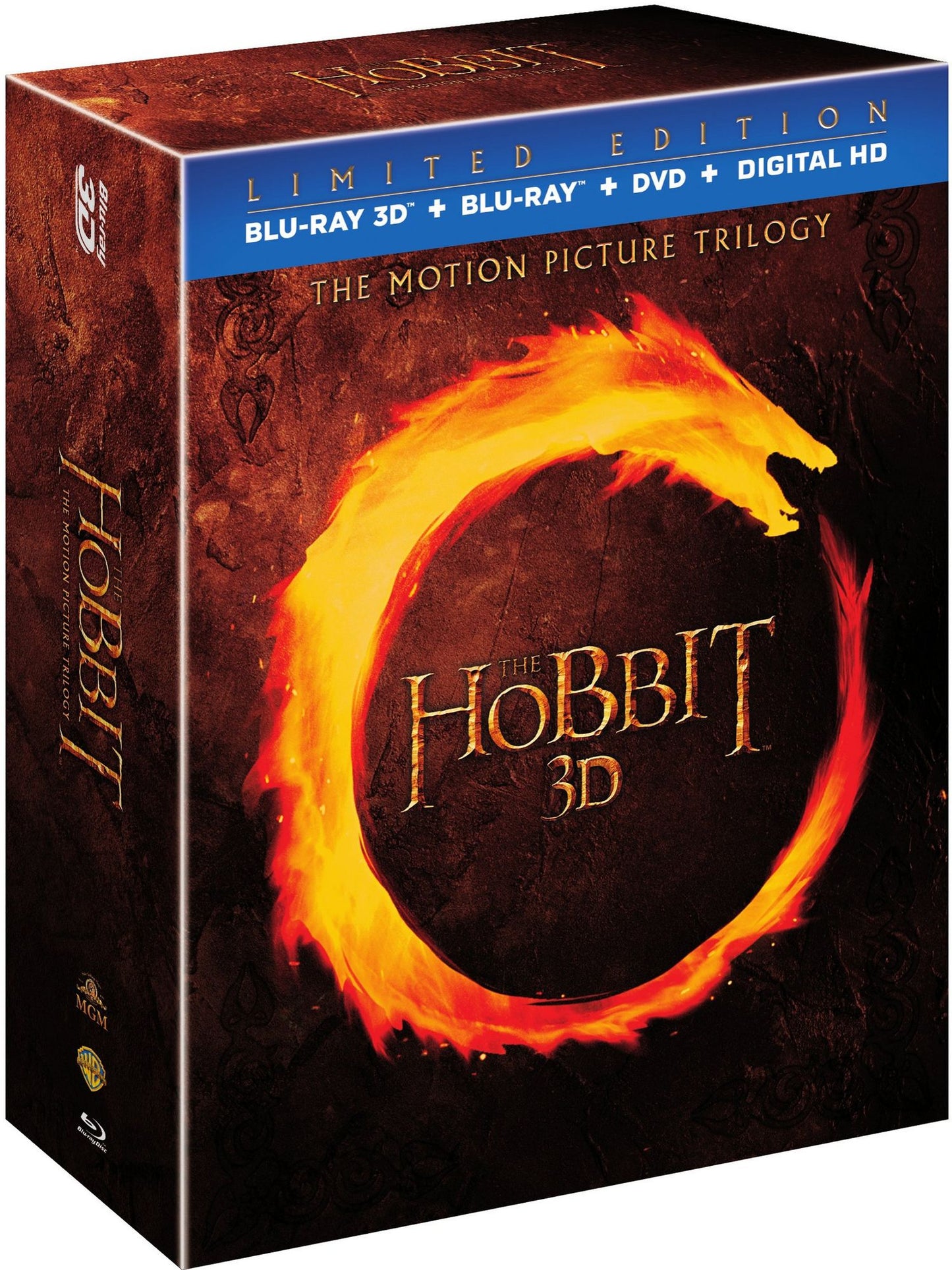 HOBBIT: PT.1-3 TRILOGY(3-D UVDC