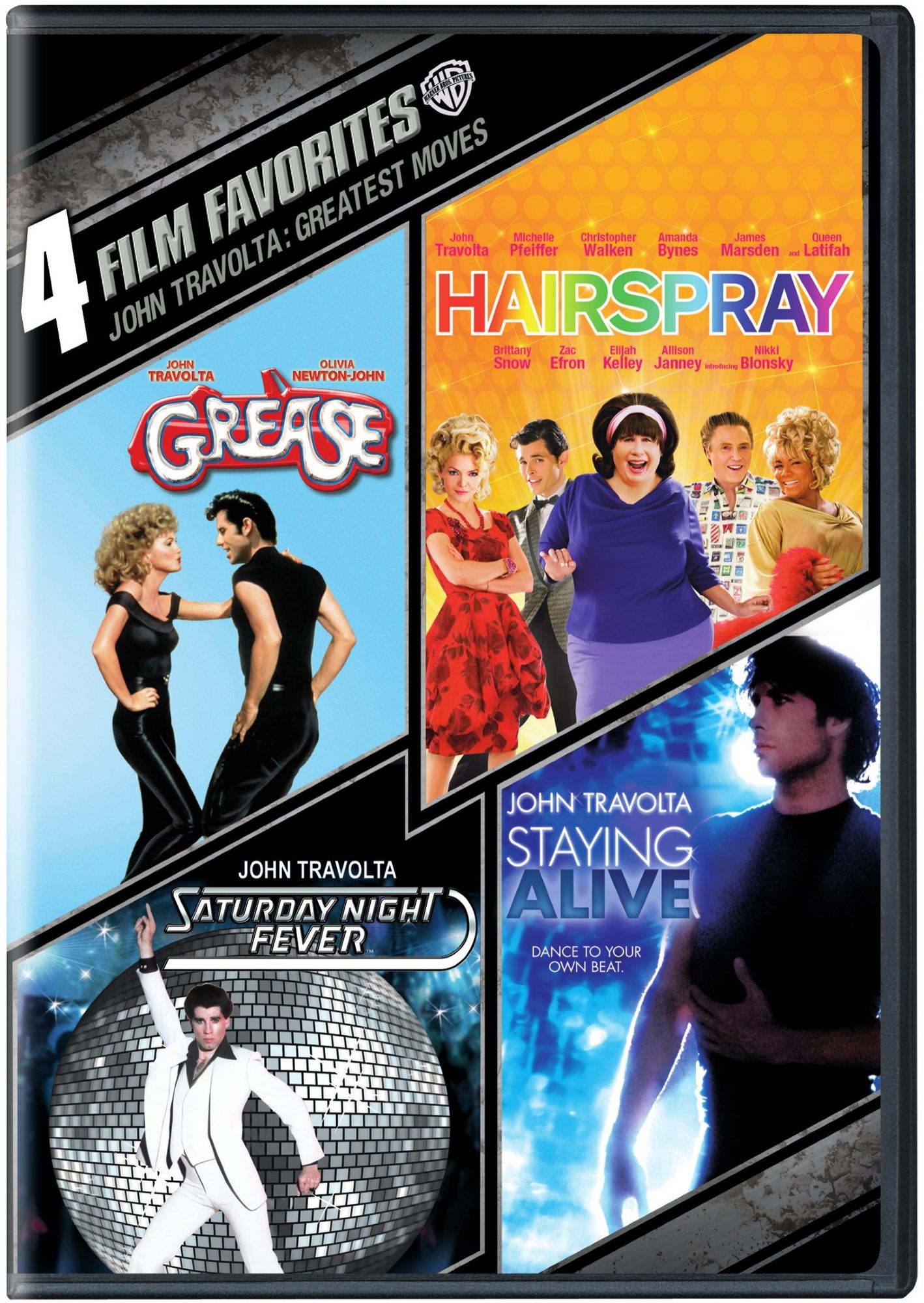John Travolta: Greatest Moves - 4 Film Favorites [4 Discs]