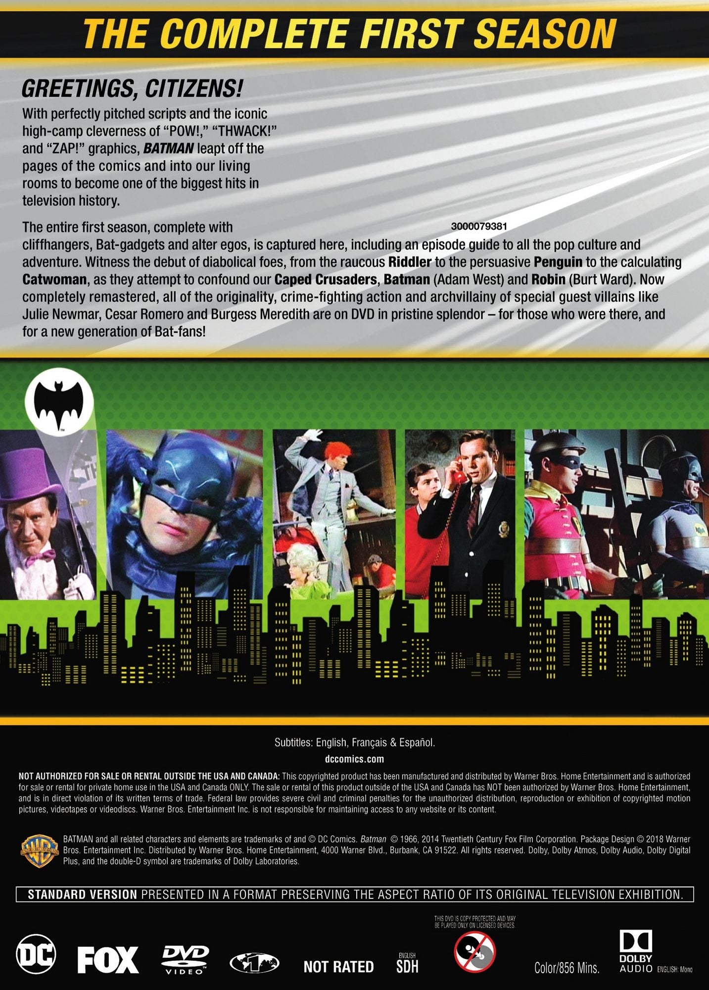 Batman: The Complete First Season [5 Discs]