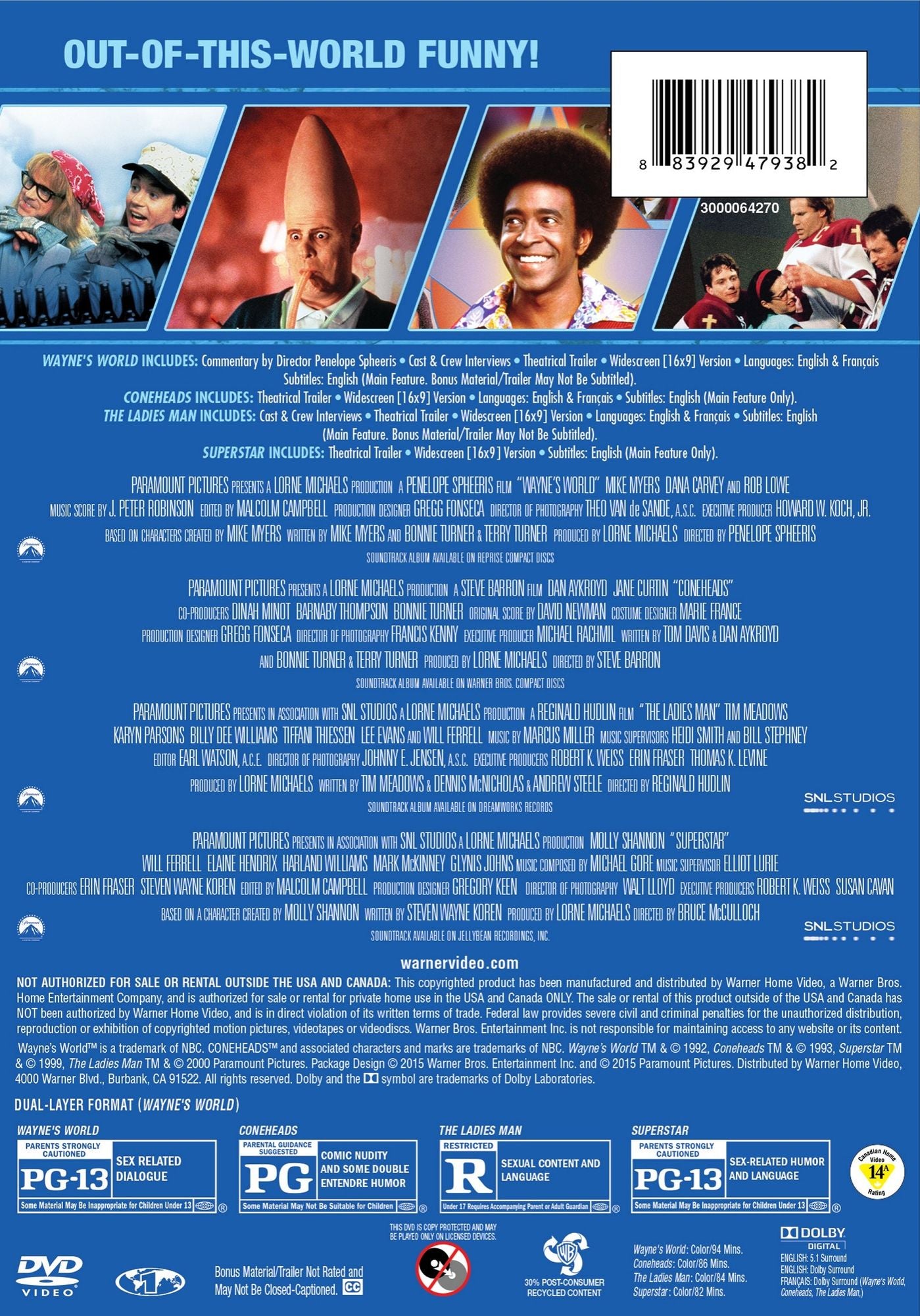 4 Film Favorites: Late Night Laughs, Vol. 1