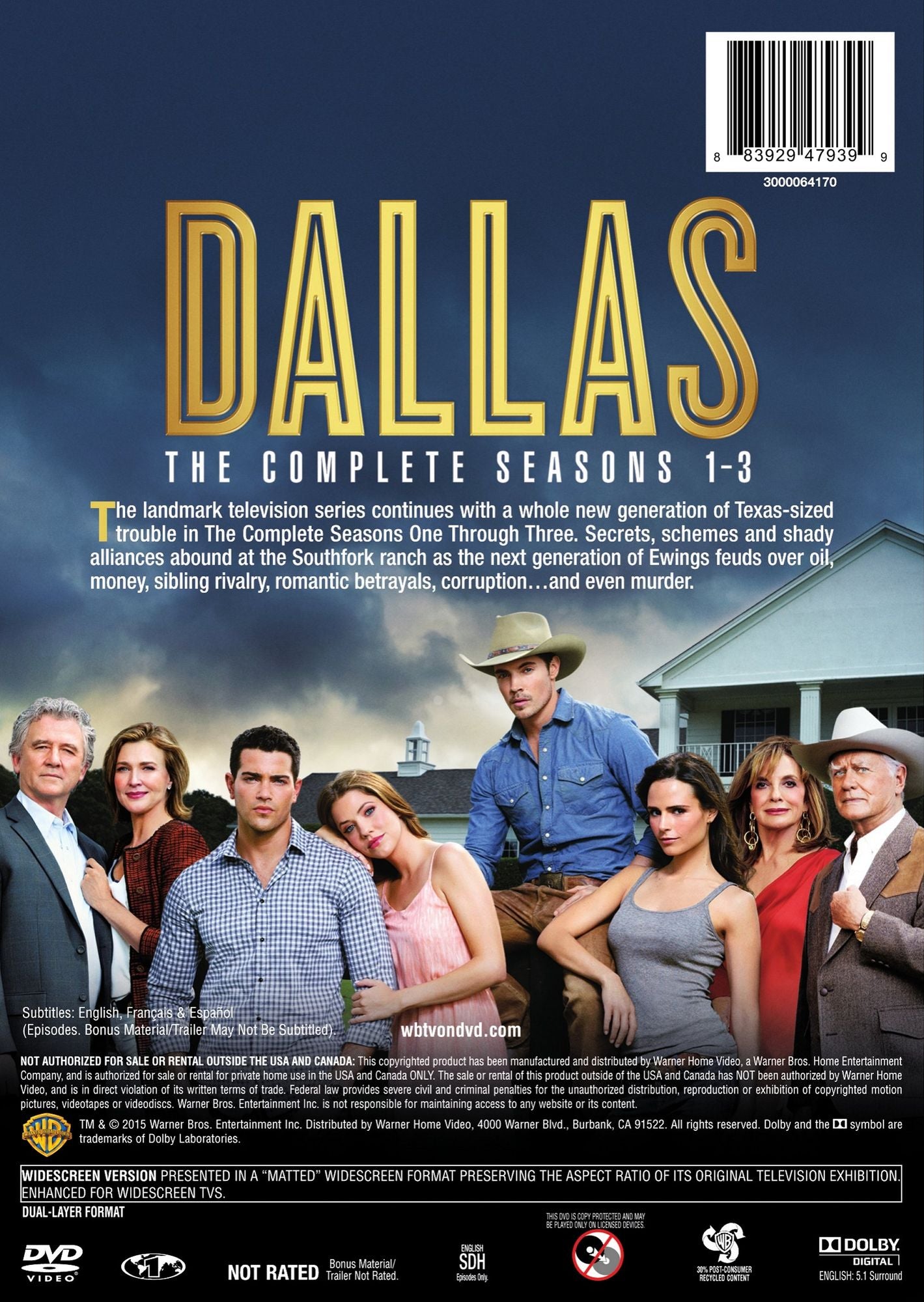 DALLAS: COMP. SEA.1-3 (BOX GIFT