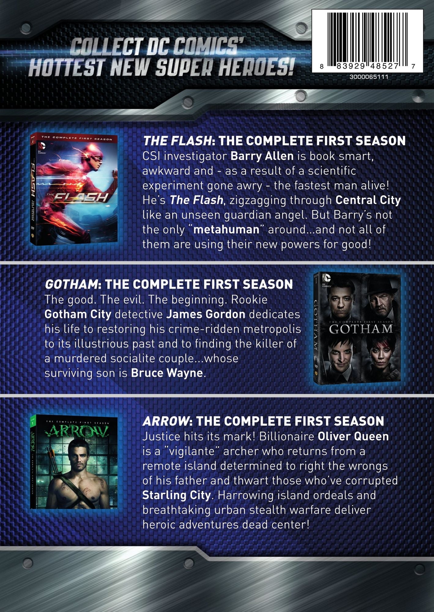 Dc Starter Pack (Flash/arrow/gotham Seasons 1)