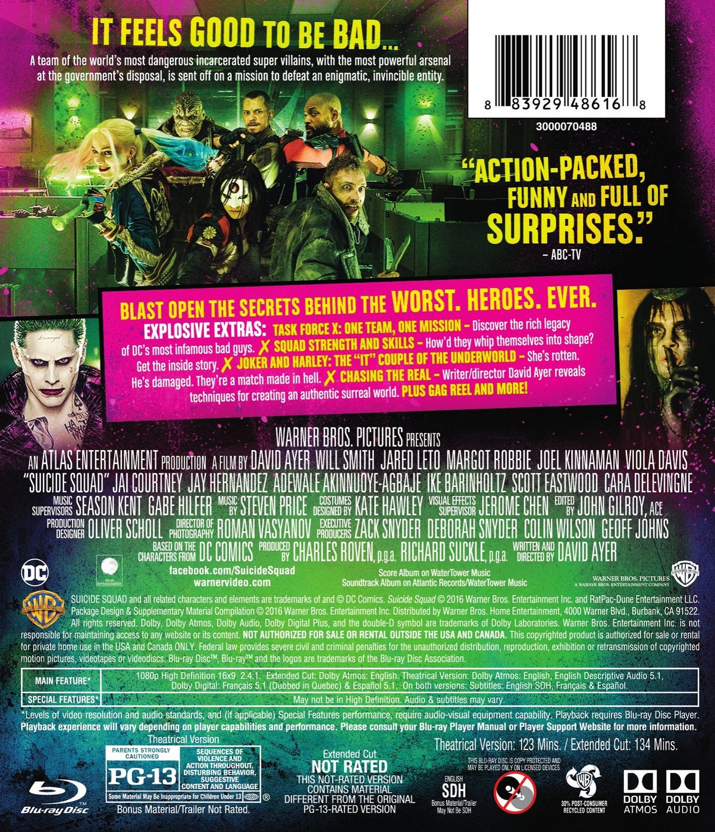 Suicide Squad (2Pc Br W/dvd Ac3